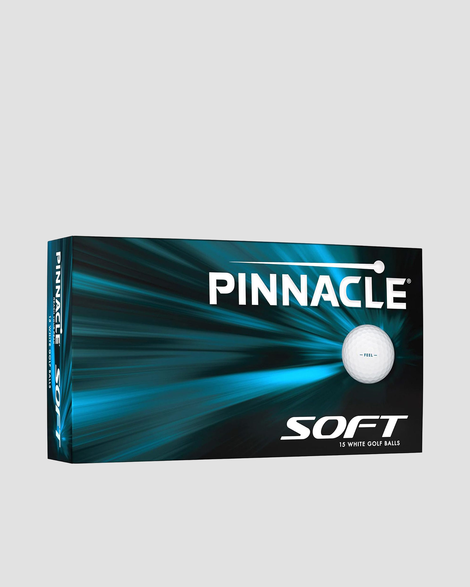Set de 15 bile de golf albe Pinnacle Pinn Soft