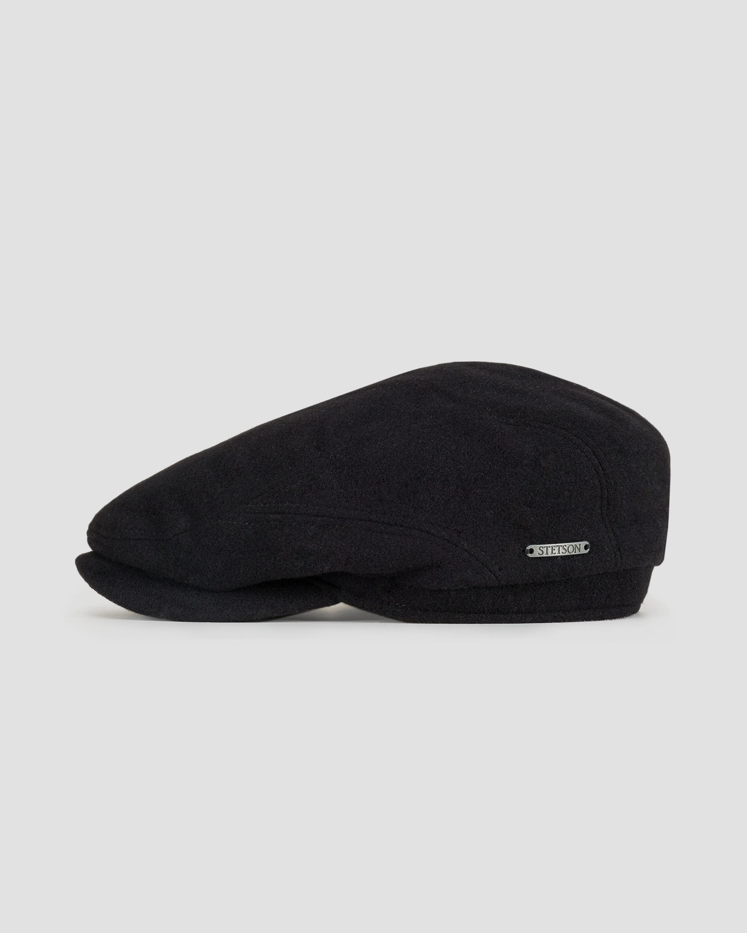 Caschetă pentru bărbați Stetson Driver Cap Wool Cashmere negru