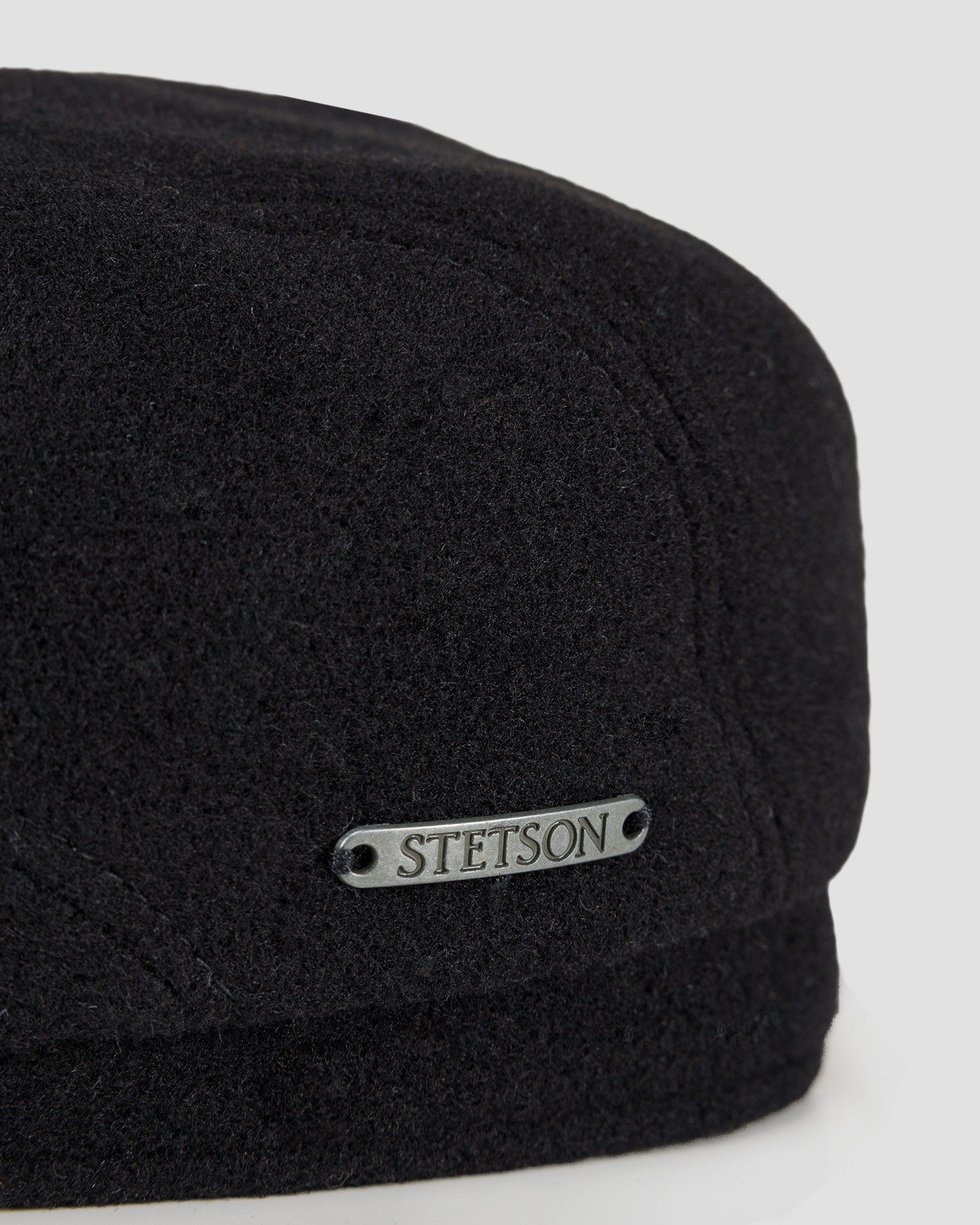 Caschetă pentru bărbați Stetson Driver Cap Wool Cashmere negru