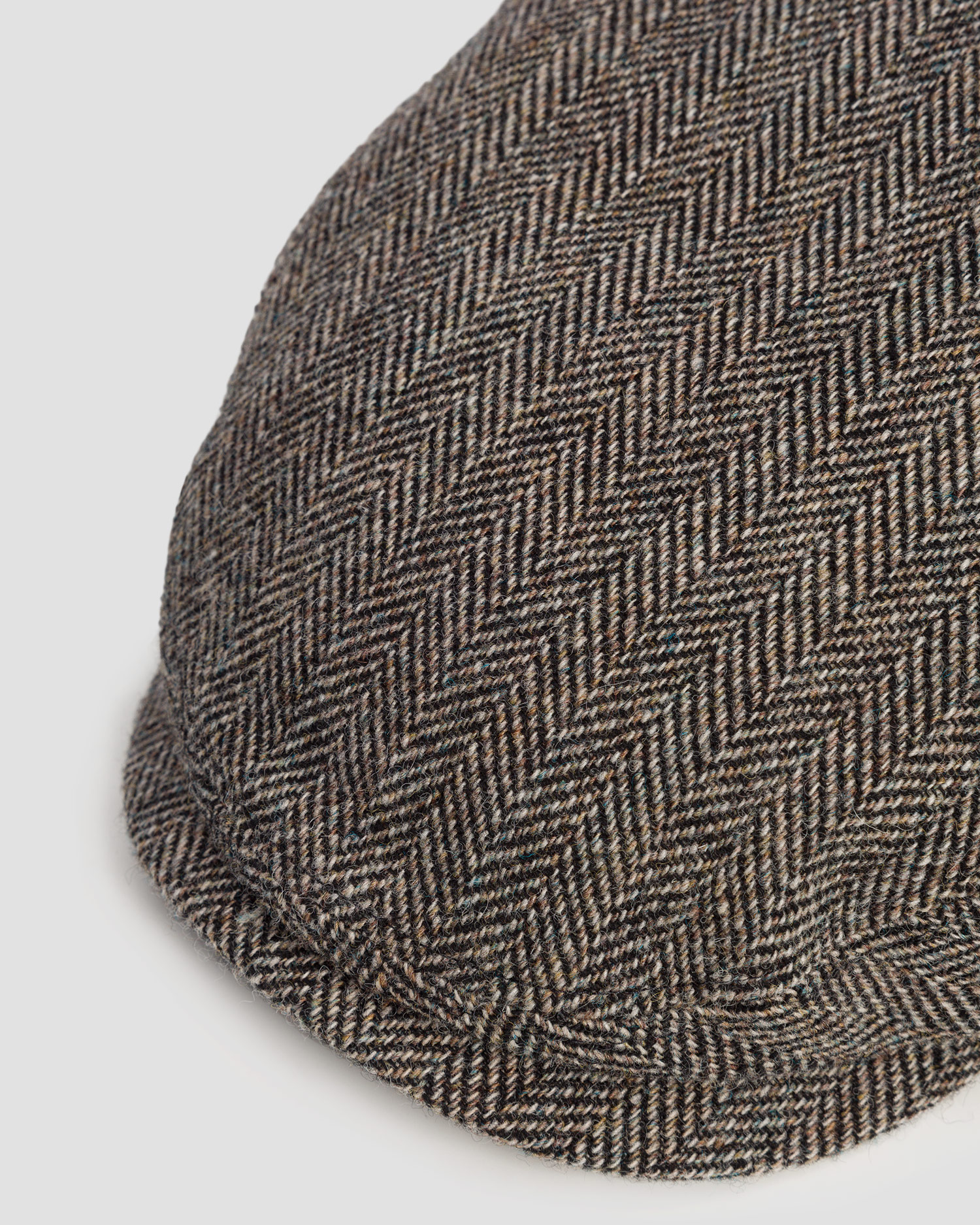 Pánska bekovka Stetson Driver Cap Wool Herringbone sivá
