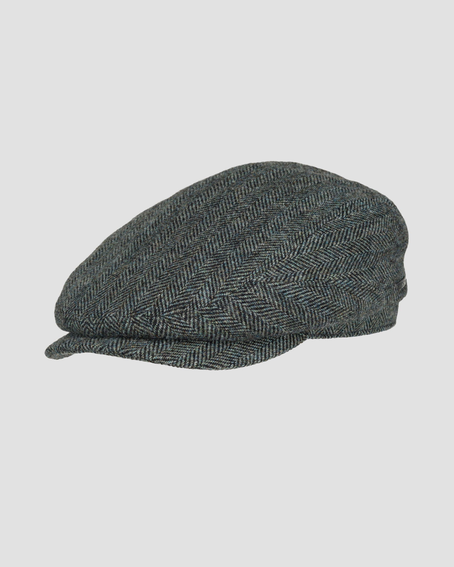 Men's flat cap Stetson Driver Cap Wool Herringbone green
