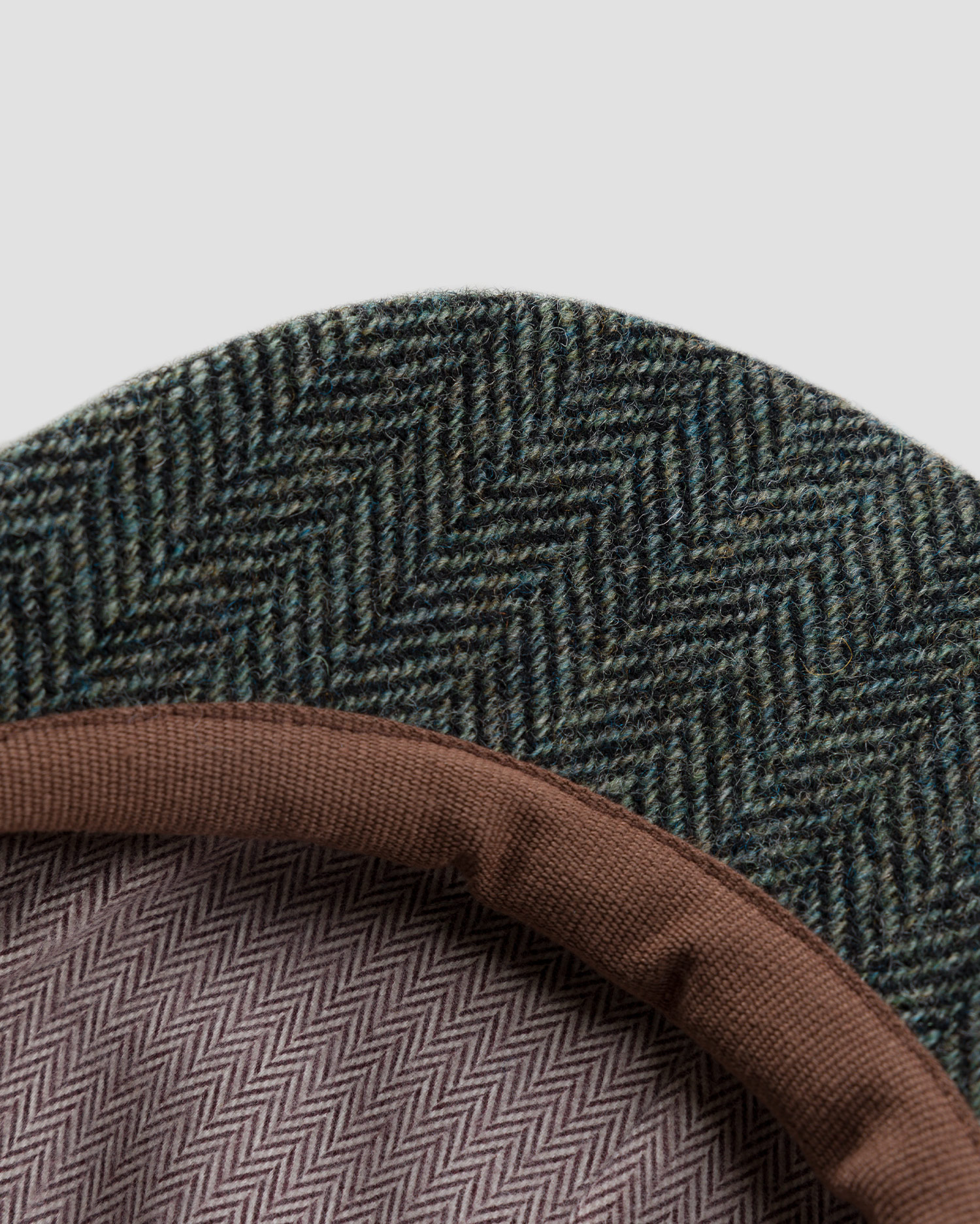 Caschetă pentru bărbați Stetson Texas Wool Herringbone verde