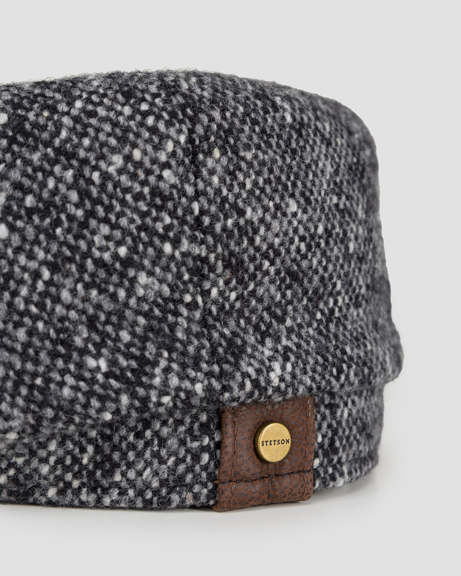 Caschetă pentru bărbați Stetson Hatteras Donegal WV gri