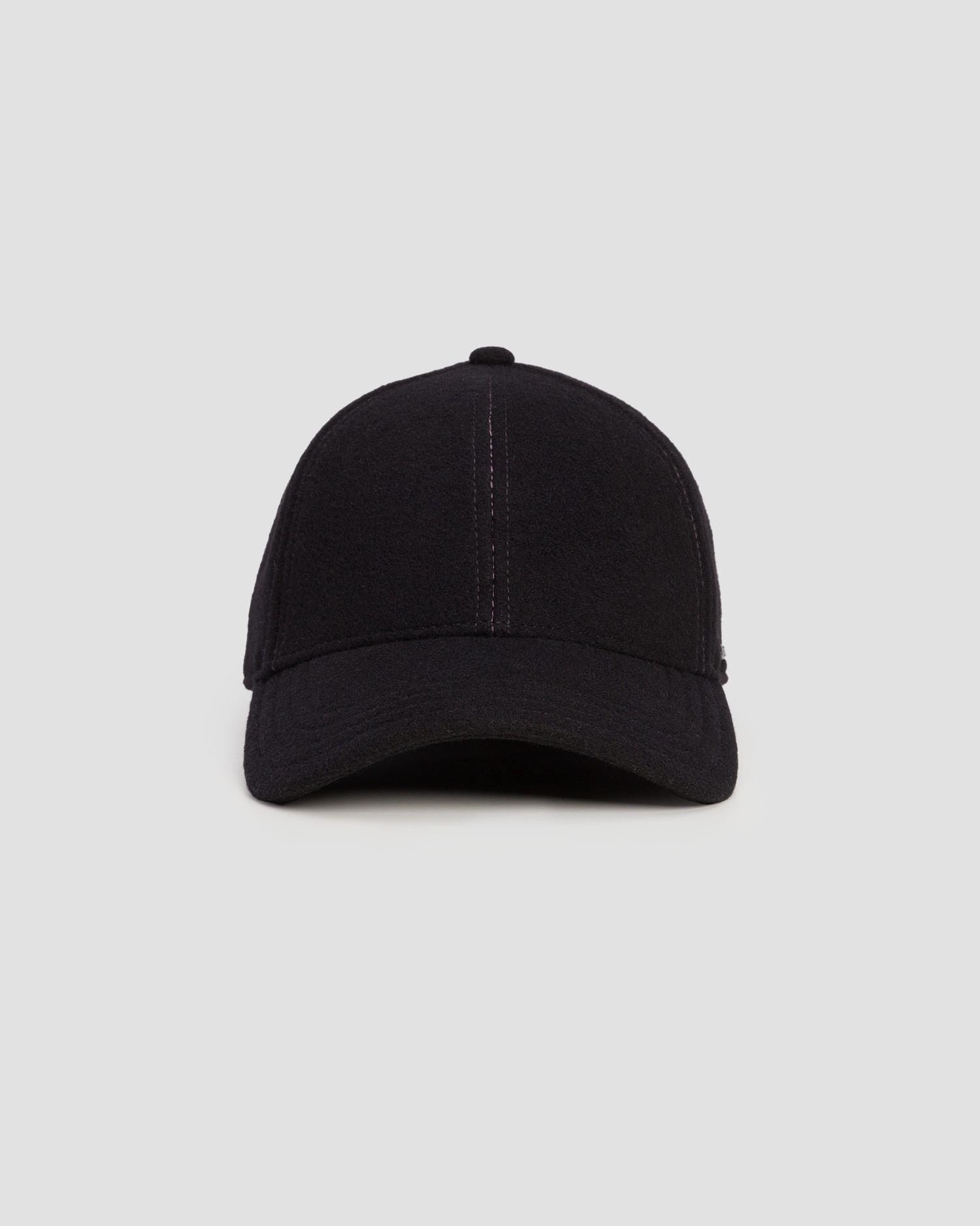 Șapcă cu cozoroc și clape laterale pentru bărbați Stetson Baseball Cap Wool Cashmere EF neagră
