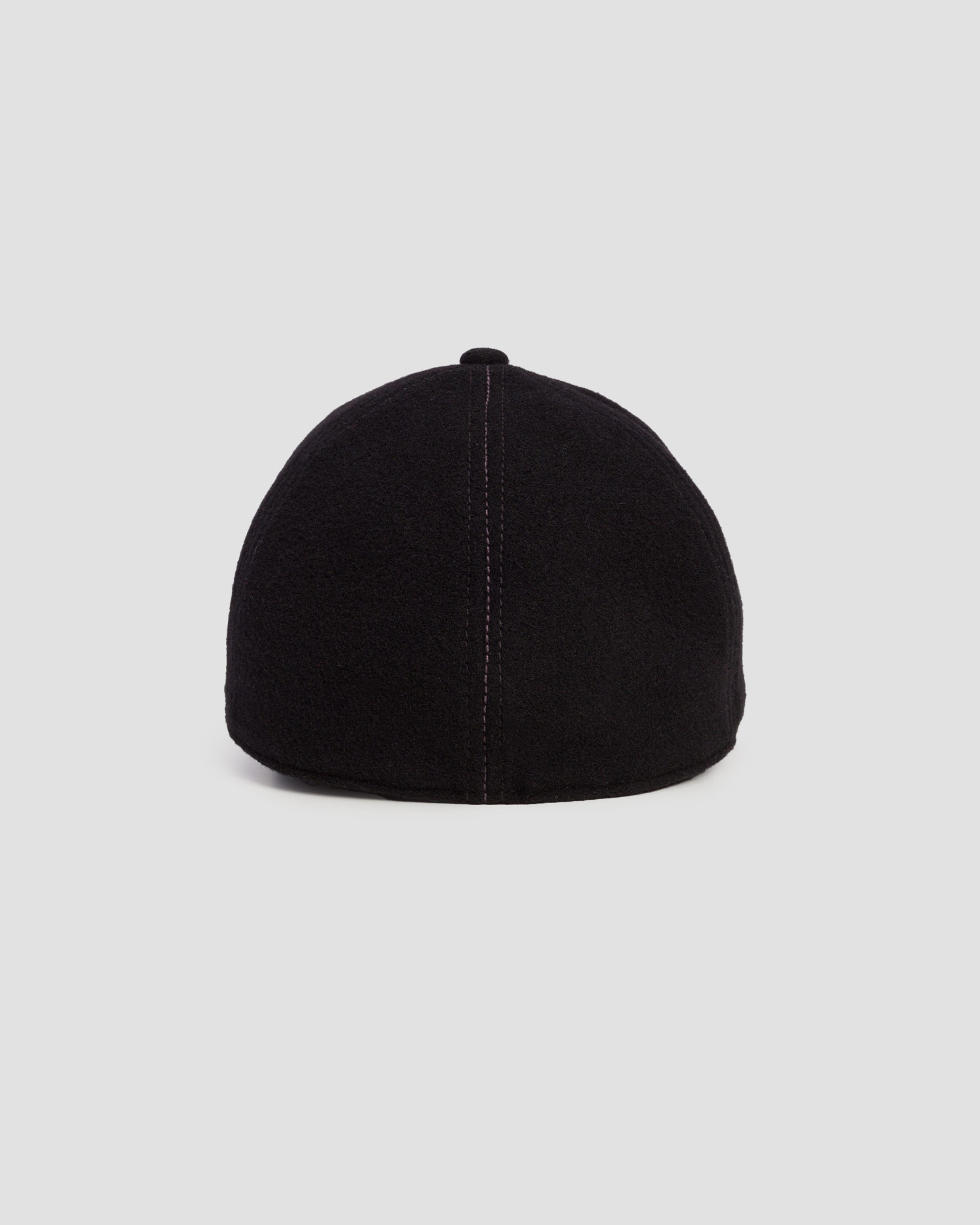 Șapcă cu cozoroc și clape laterale pentru bărbați Stetson Baseball Cap Wool Cashmere EF neagră