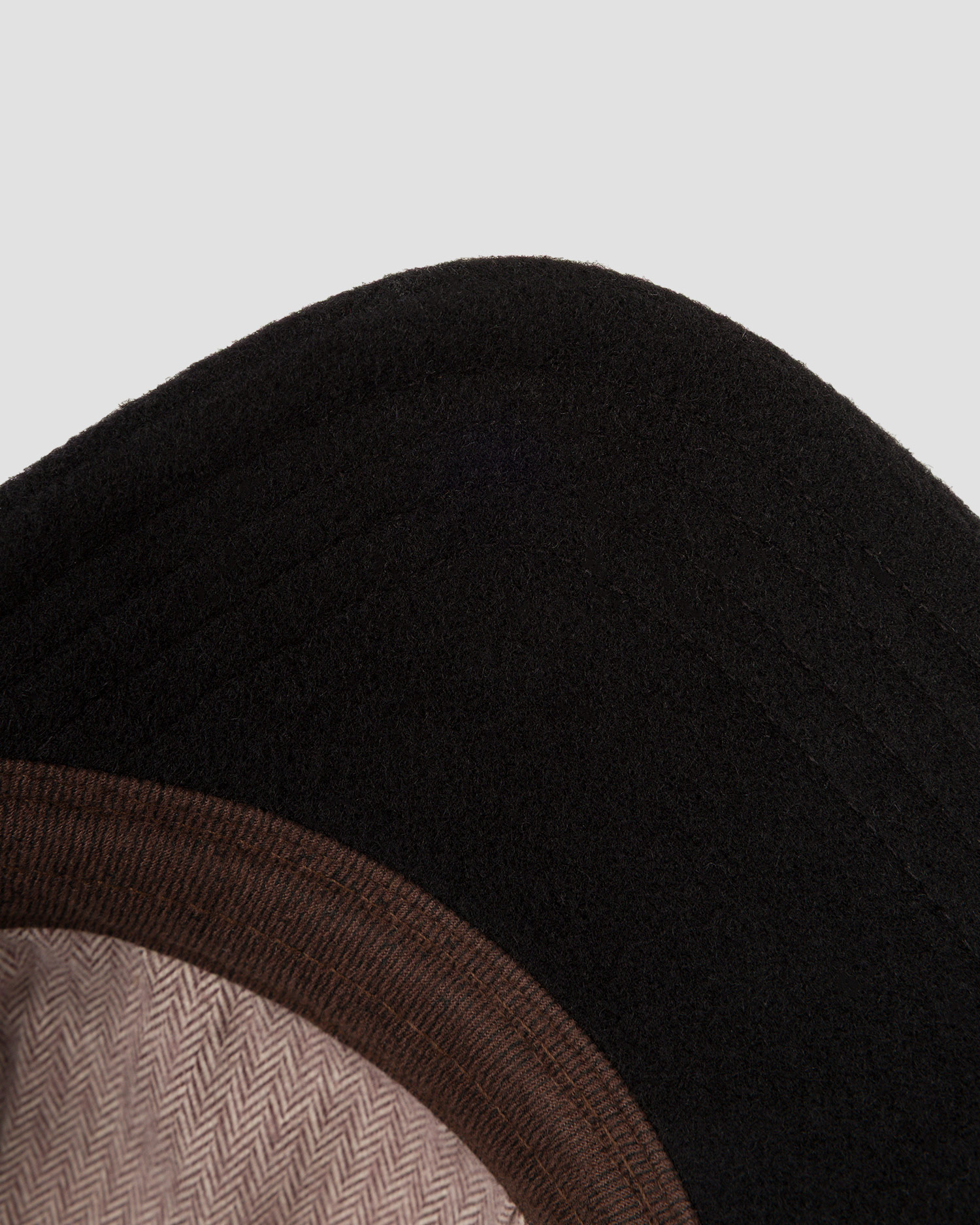 Șapcă cu cozoroc și clape laterale pentru bărbați Stetson Baseball Cap Wool Cashmere EF neagră