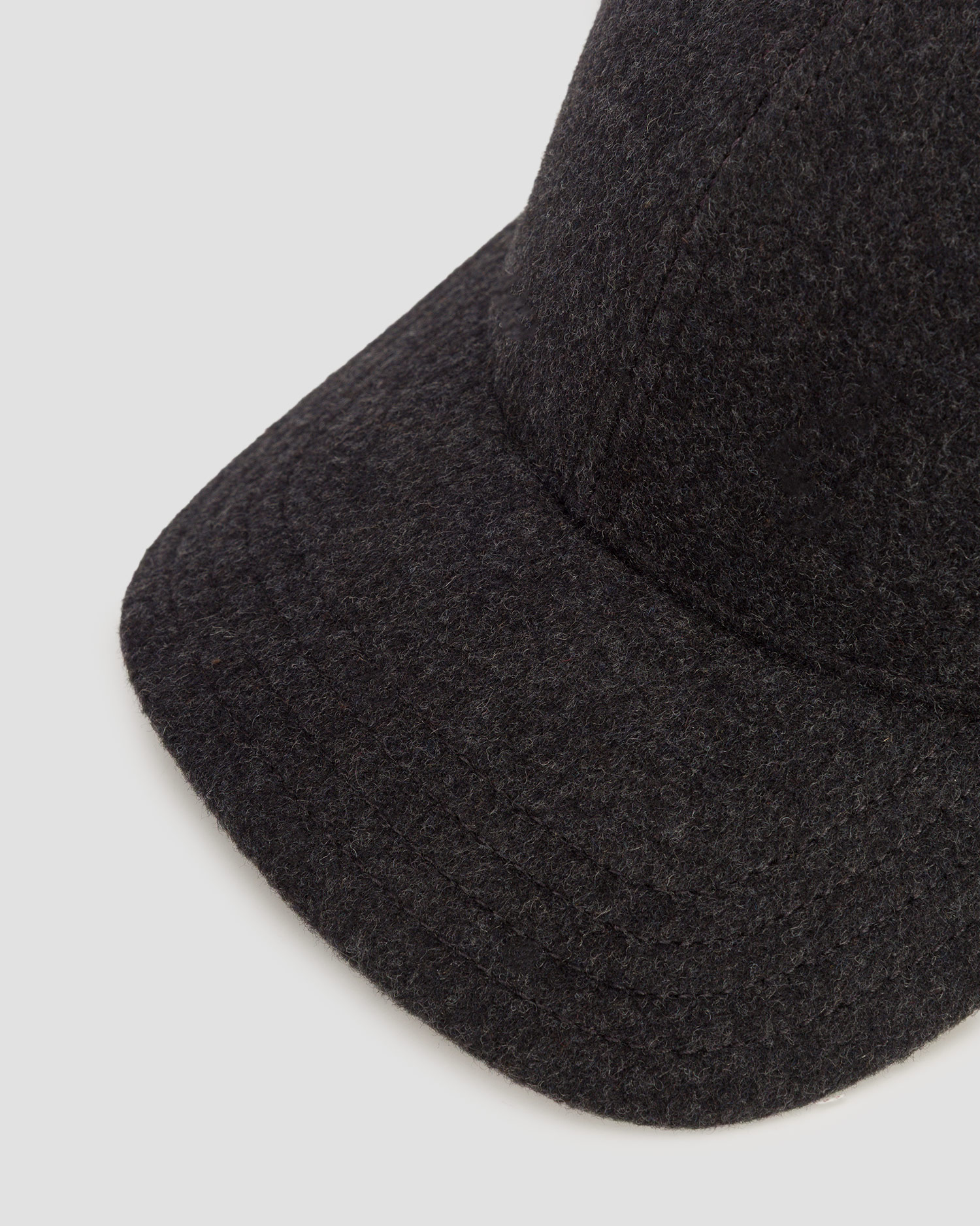 Șapcă cu cozoroc și clape laterale pentru bărbați Stetson Baseball Cap Wool Cashmere EF gri