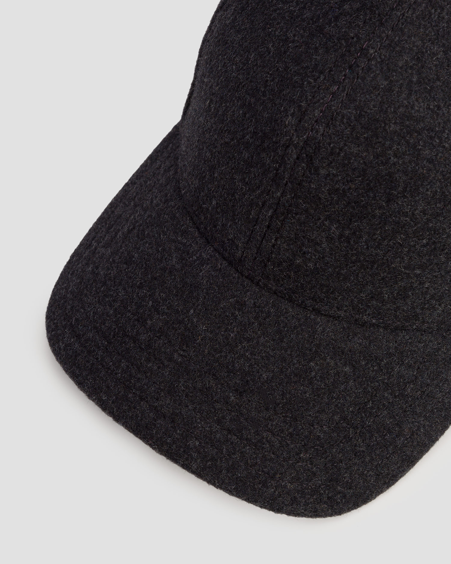 Șapcă cu cozoroc și clape laterale pentru bărbați Stetson Baseball Cap Wool Cashmere EF gri