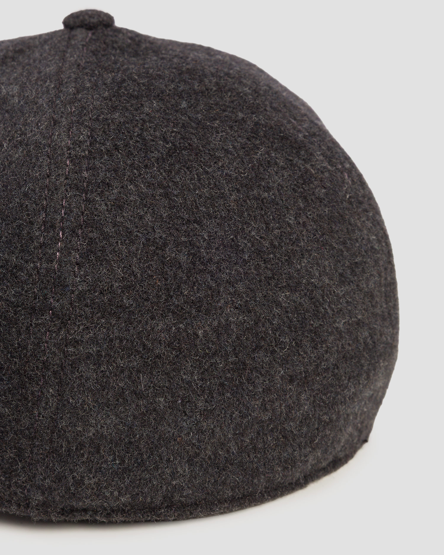Șapcă cu cozoroc și clape laterale pentru bărbați Stetson Baseball Cap Wool Cashmere EF gri