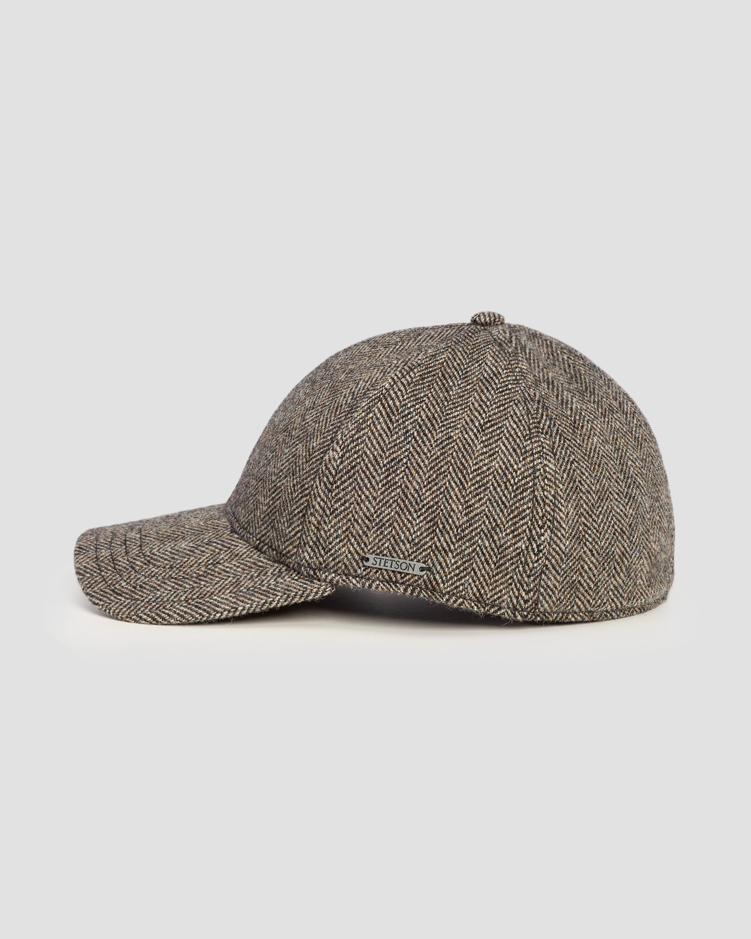 Căciulă cu cozoroc din lână pentru bărbați Stetson Baseball Cap Wool Herringbone