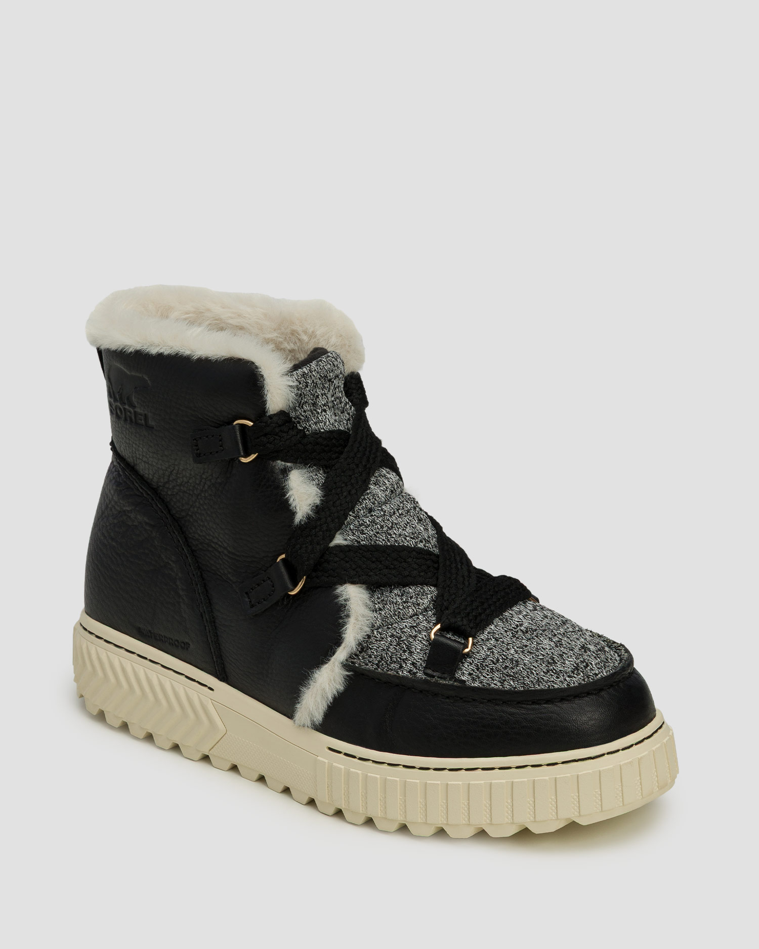 Buty zimowe damskie Sorel Ona Ave™ Alpine Boot Wp czarne, Kolor/Wzór: Czarny