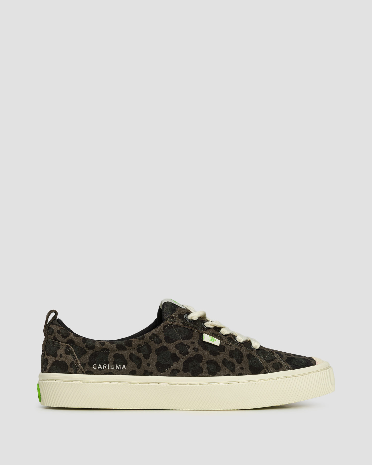 Kožené semišové tenisky Cariuma OCA Suede Black Jaguar Print