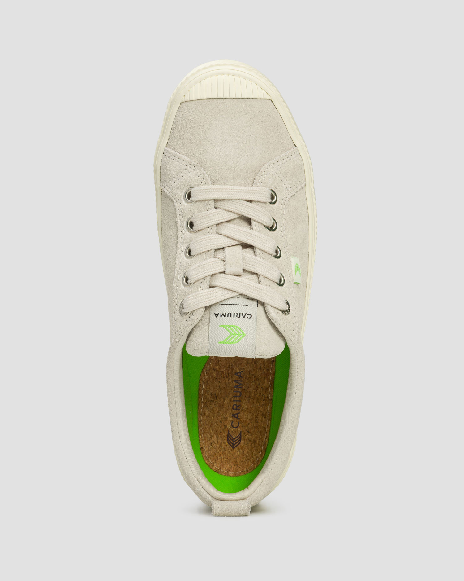Trampki zamszowe damskie Cariuma OCA Low Vintage White Suede
