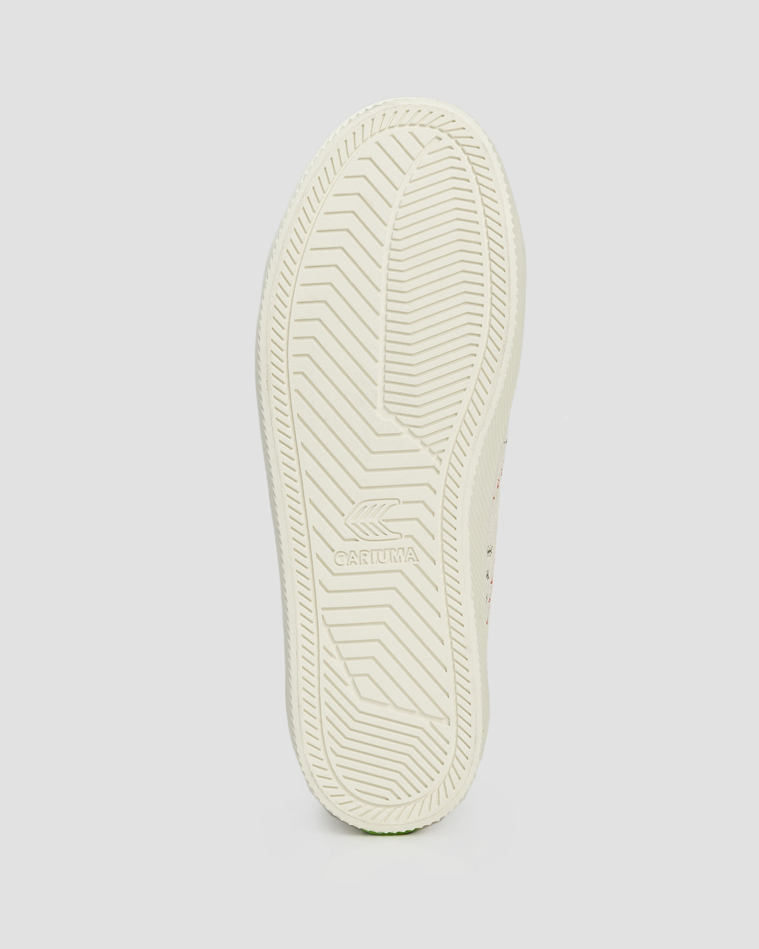 Kožené semišové trampky Cariuma OCA Suede Smoke White Embroidered