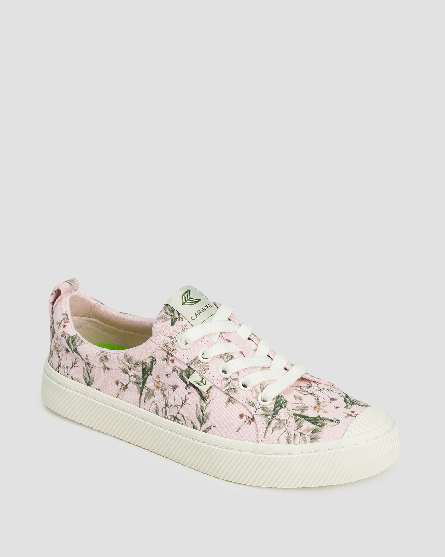 Tenisówki damskie Cariuma OCA Low Canvas Pale Lilac Parrot Print