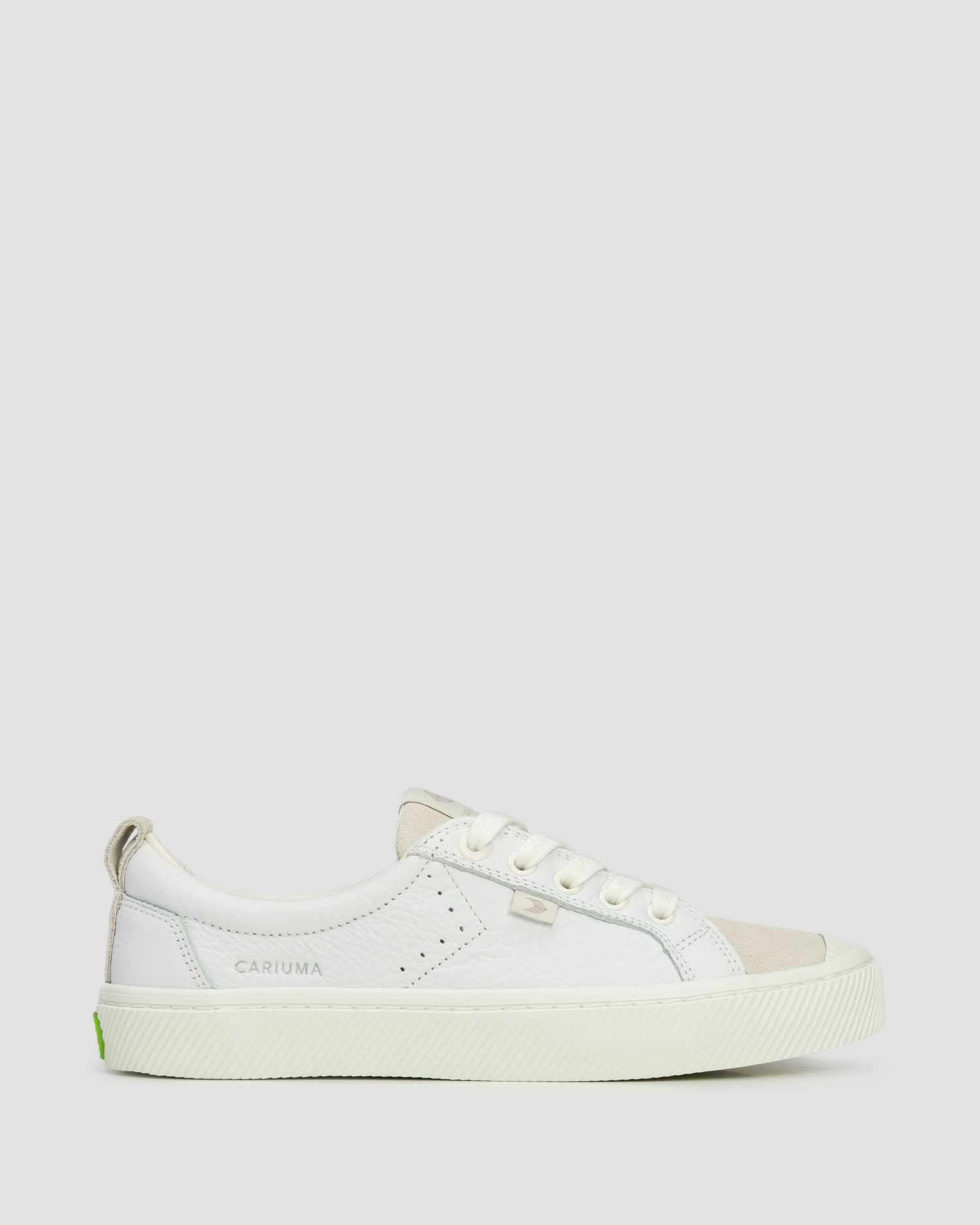 Adidași pentru femei Cariuma OCA Low White Premium Leather Vintage White Suede