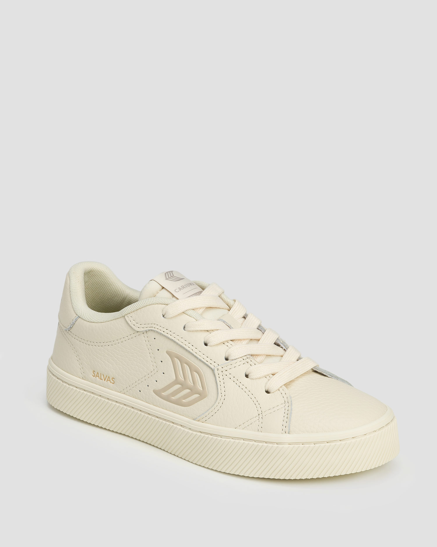 Sneakers en cuir pour femmes Cariuma Salvas All Almond Milk Premium Leather