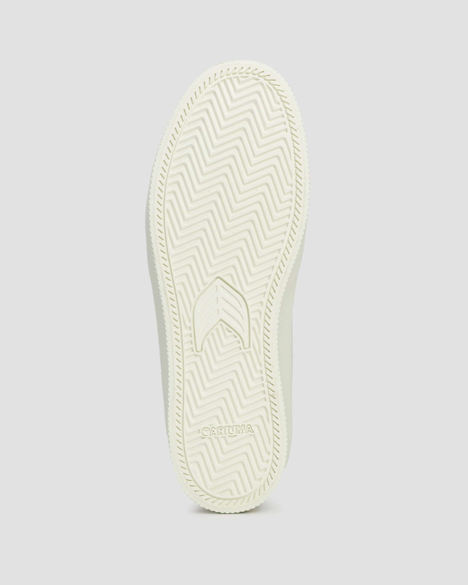 Adidași din piele pentru femei Cariuma Salvas White Premium Leather Ice Logo Metallic Gold