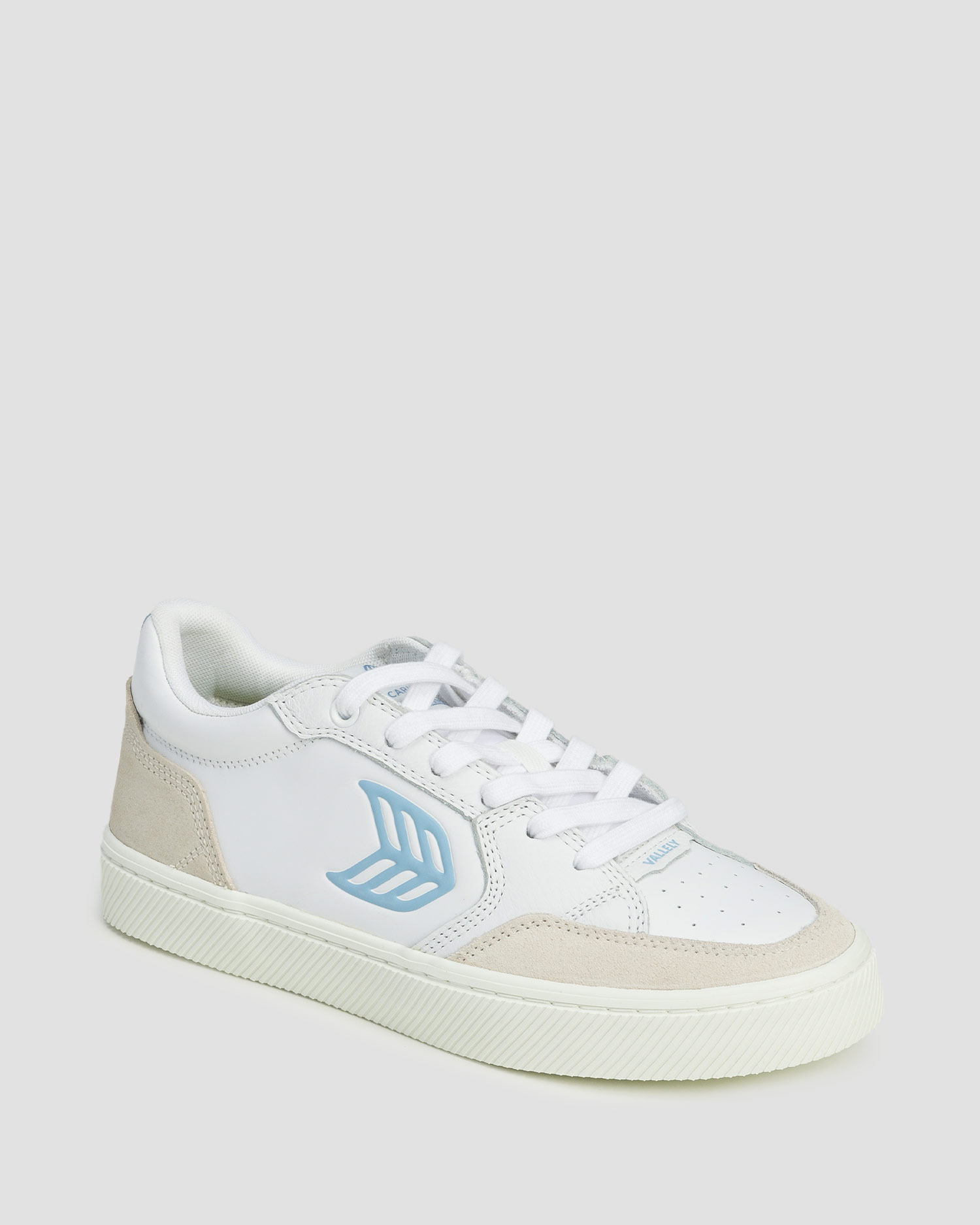 Sneakers en cuir pour femmes Cariuma Valley White Leather Suede