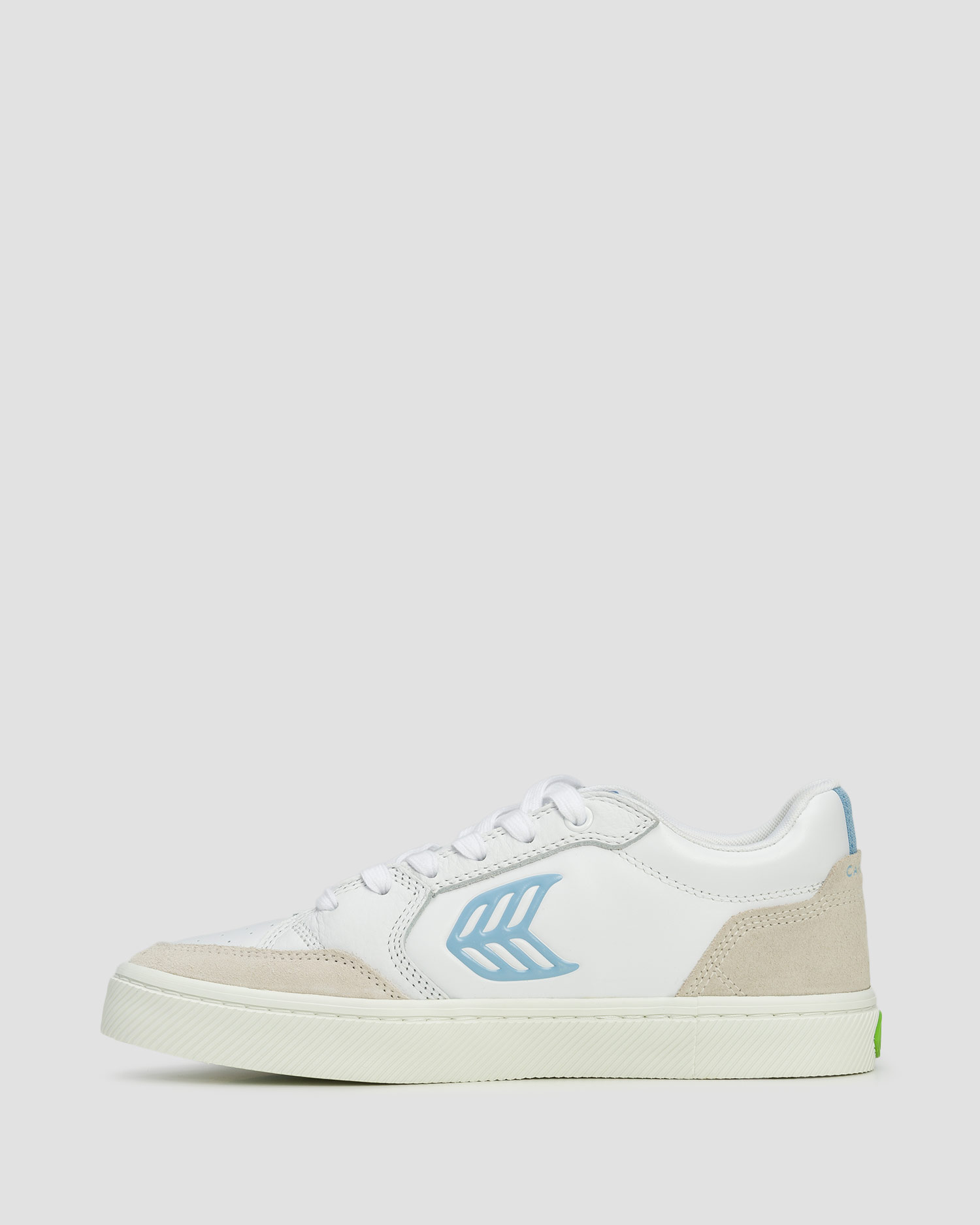 Adidași din piele pentru femei Cariuma Valley White Leather Suede