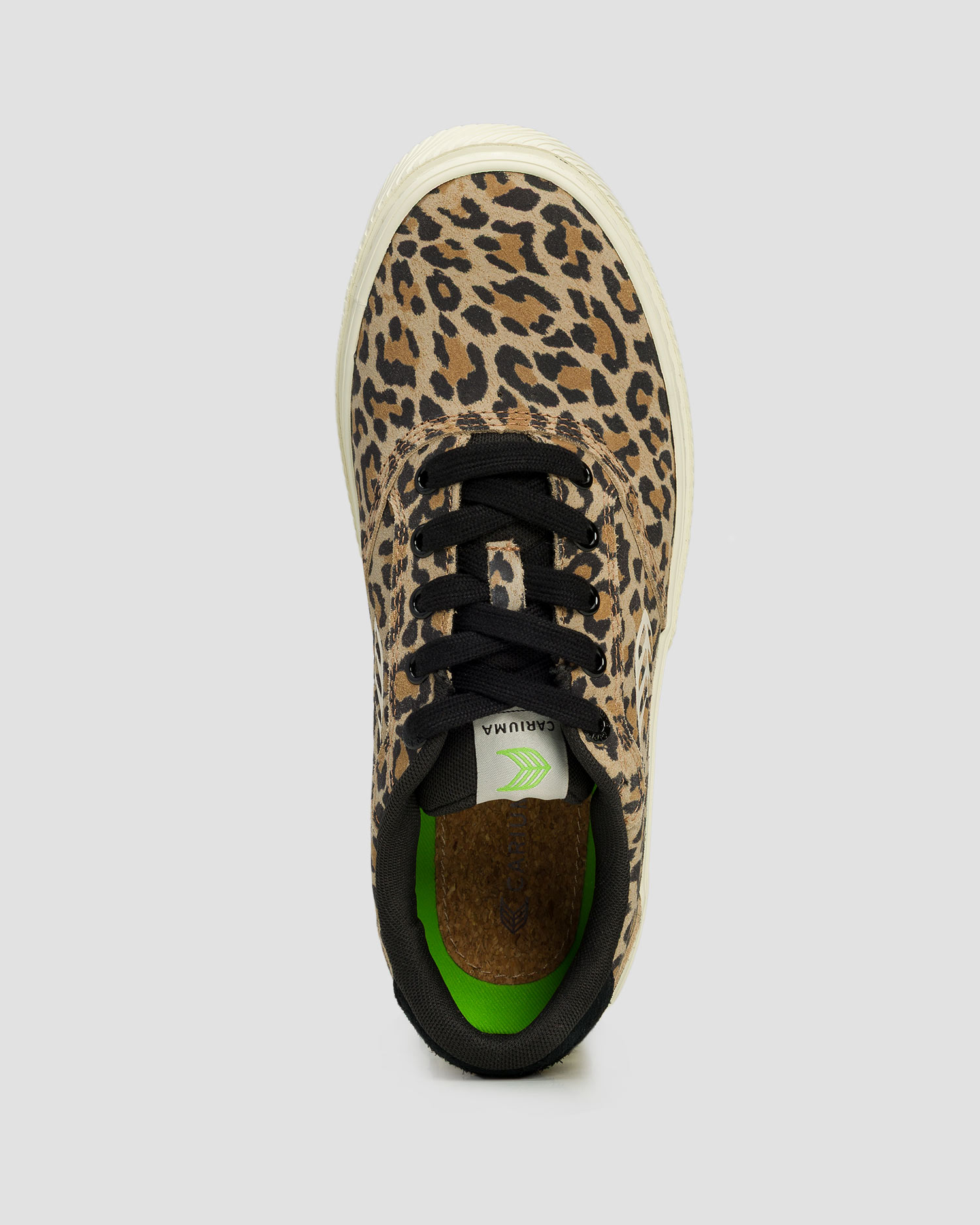 Adidași din piele de căprioară pentru femei Cariuma Naioca Leopard Print Suede