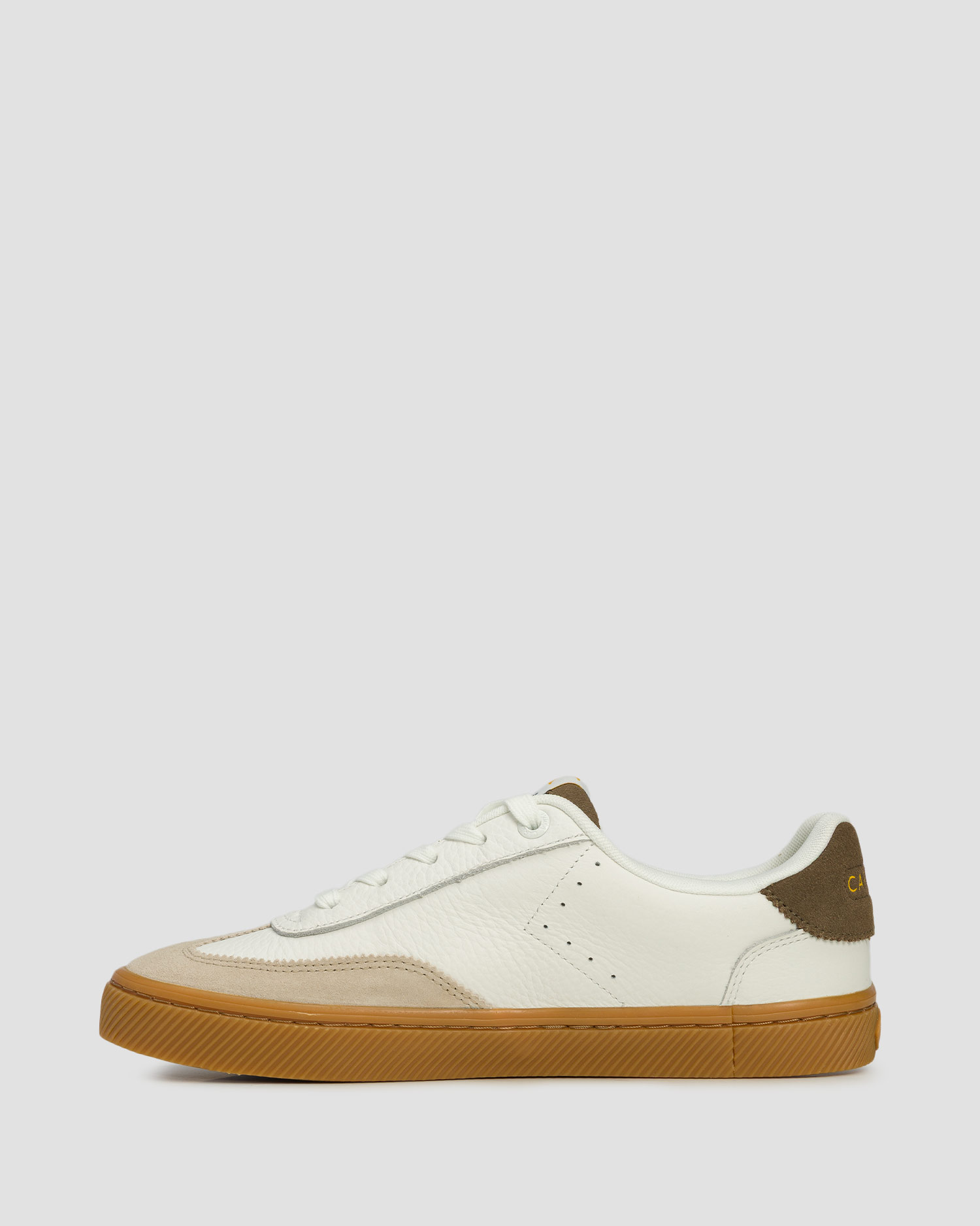 Kožené tenisky Cariuma TOCA Pebbled Leather Gum White Suede Plaza Taupe Dark Khaki