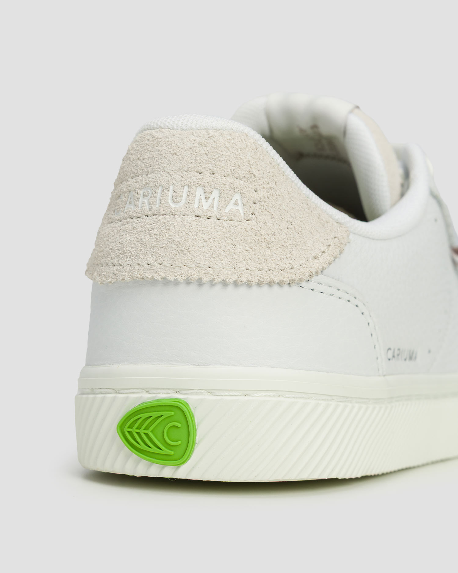 Pantofi din piele Cariuma TOCA White Premium Leather Smoke White Suede Unisex