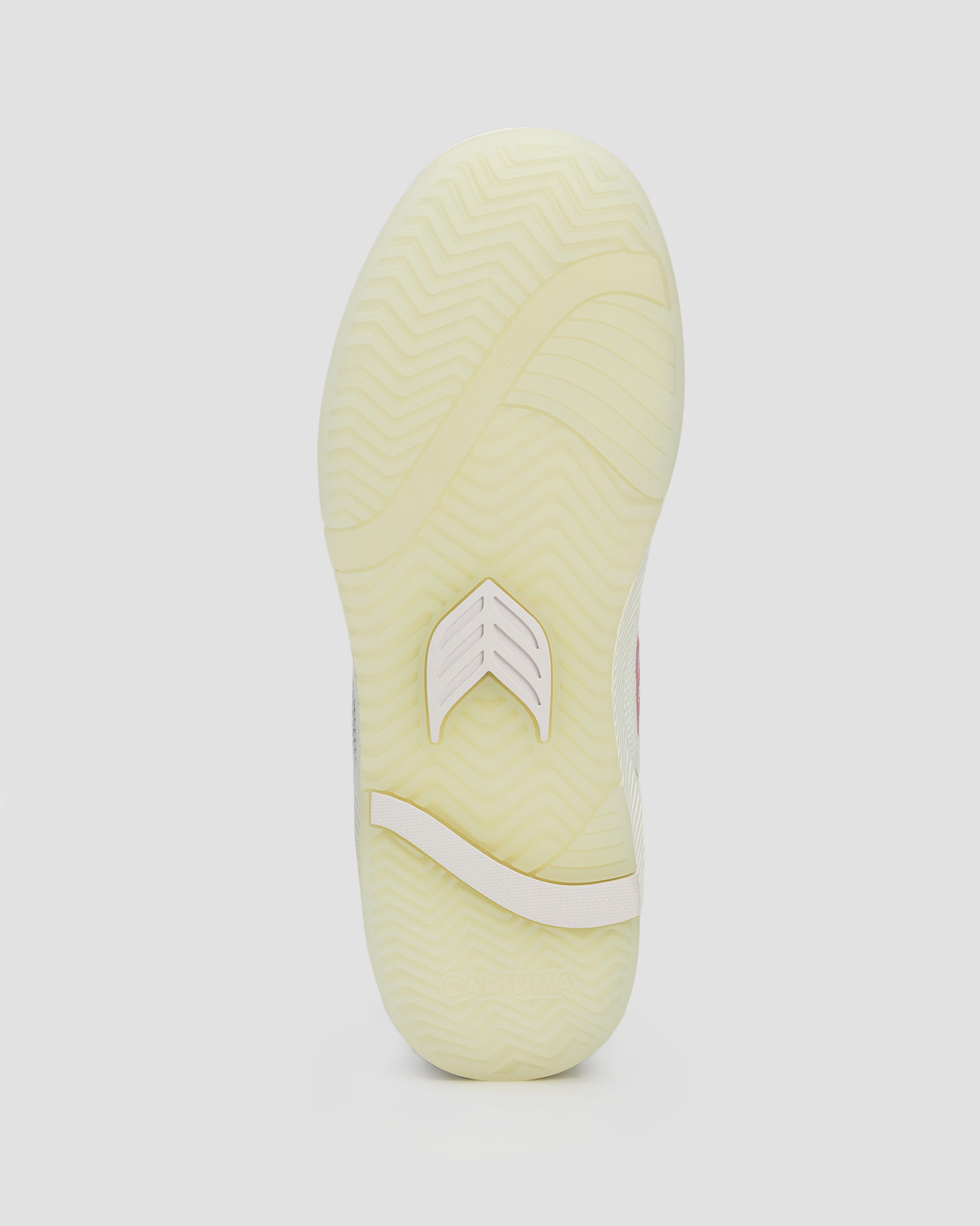 Sneakersy damskie Cariuma Uba White Leather and Suede Blush Pink Logo