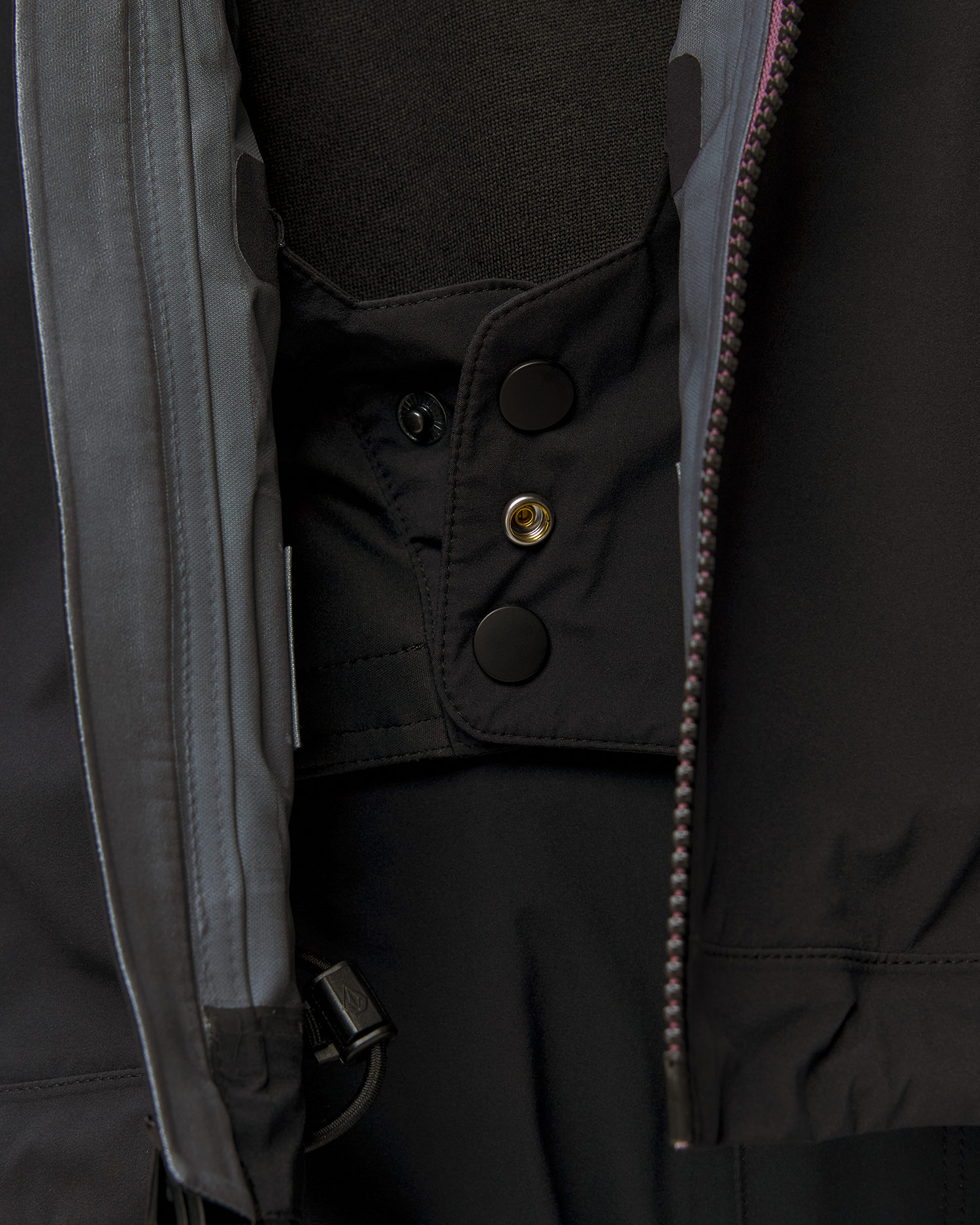 Geacă de snowboarding pentru bărbați Volcom Guch Stretch Gore-Tex Jacket neagră