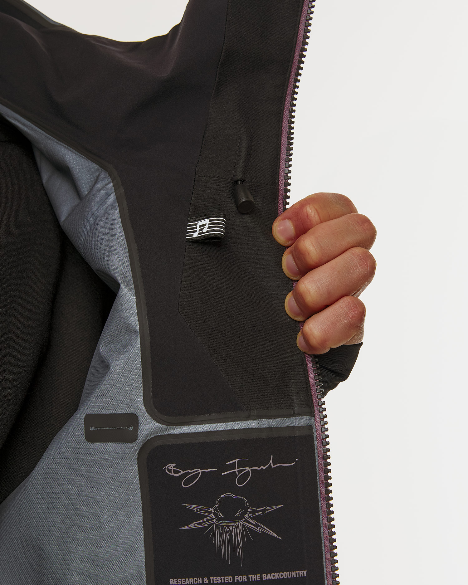 Geacă de snowboarding pentru bărbați Volcom Guch Stretch Gore-Tex Jacket neagră