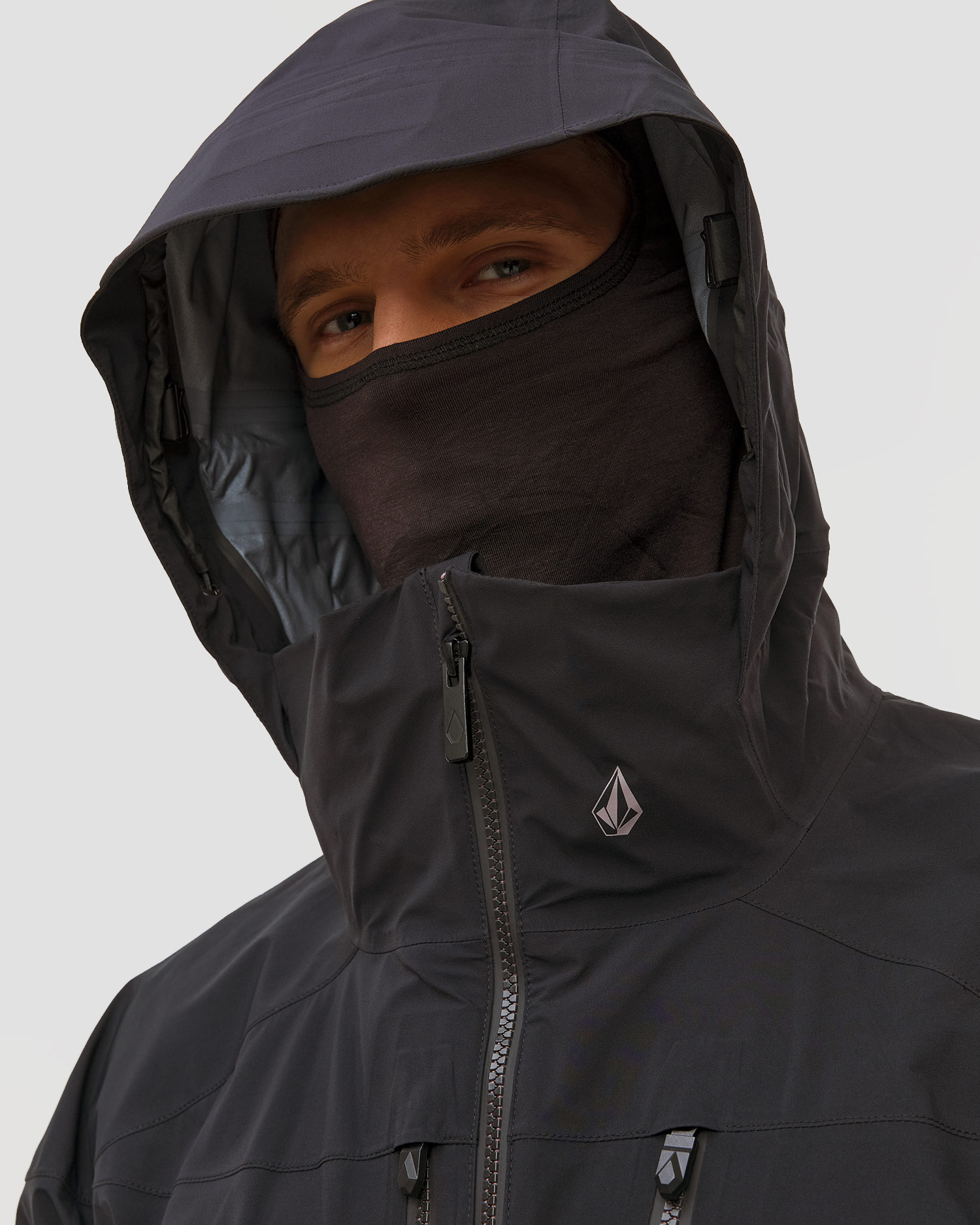 Geacă de snowboarding pentru bărbați Volcom Guch Stretch Gore-Tex Jacket neagră