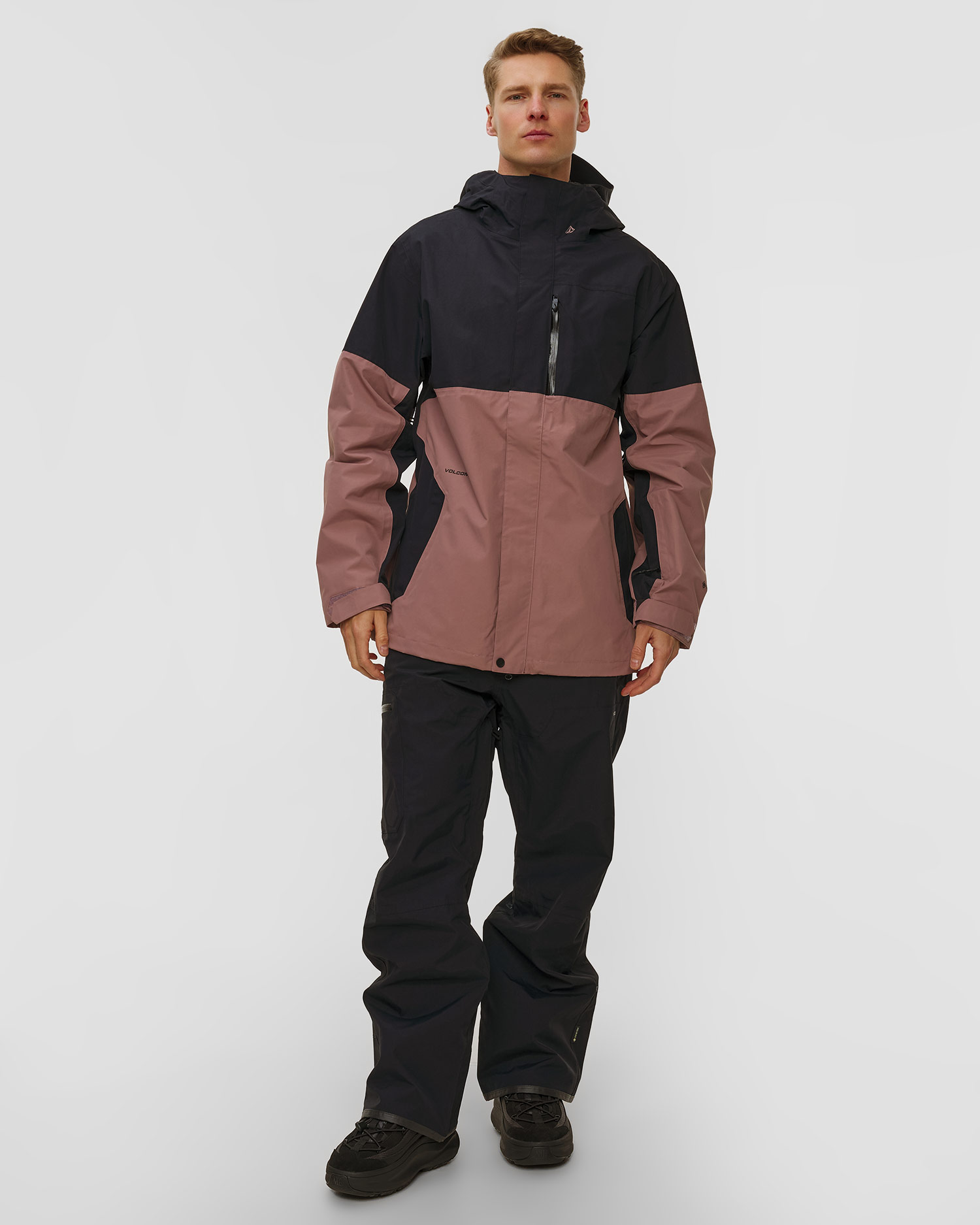 Giacca da snowboard da uomo Volcom L Gore-Tex Jacket nero-viola