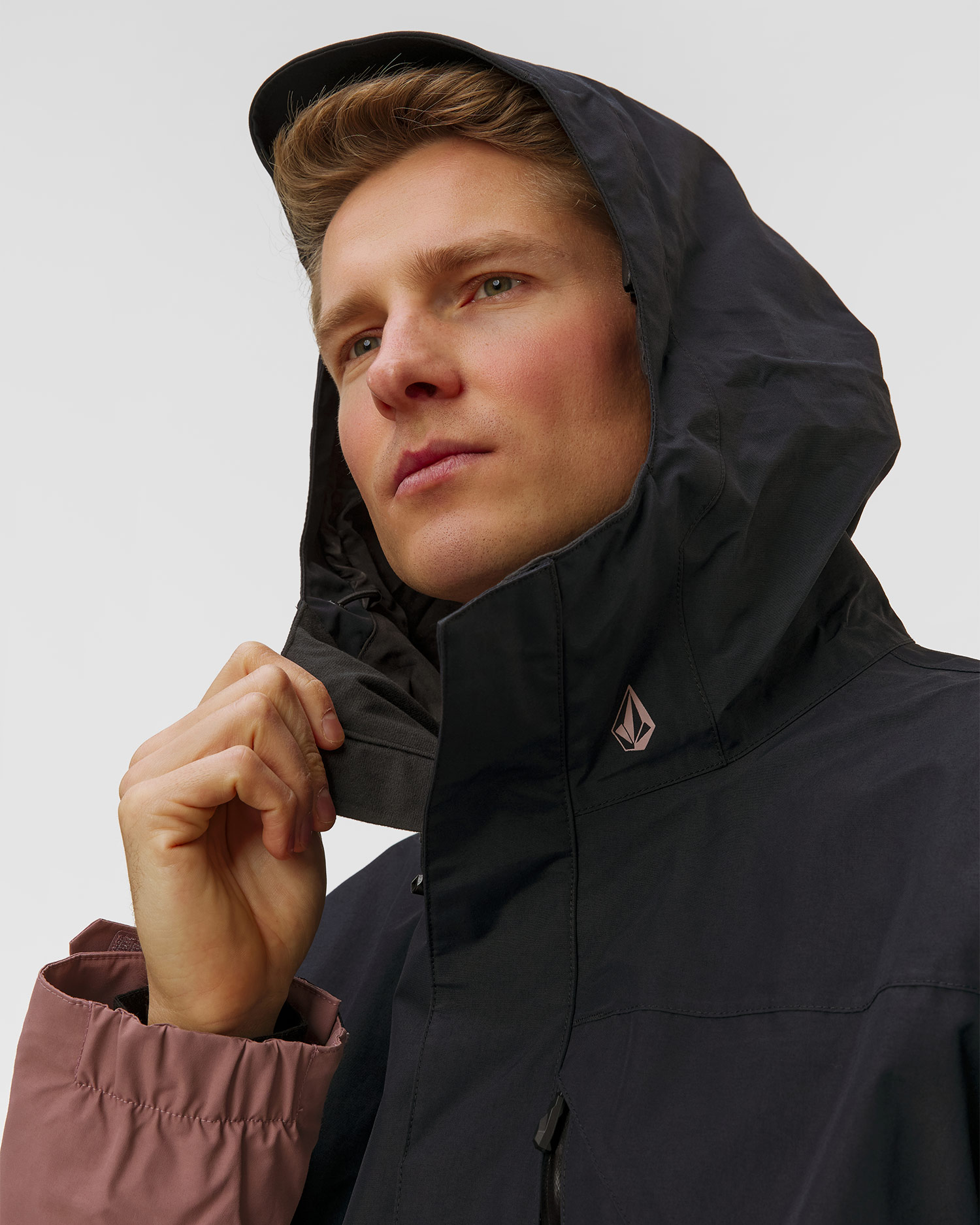 Giacca da snowboard da uomo Volcom L Gore-Tex Jacket nero-viola