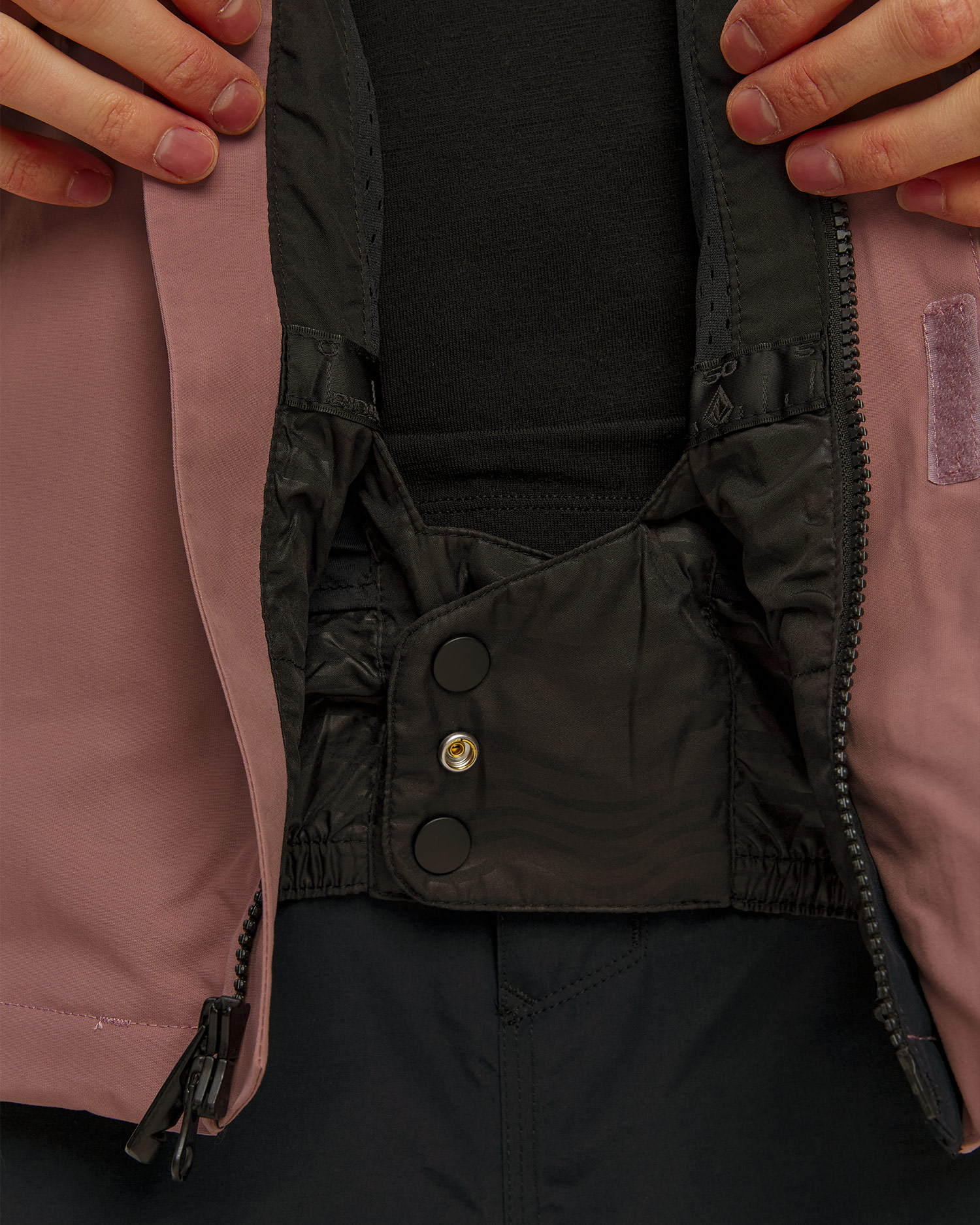 Giacca da snowboard da uomo Volcom L Gore-Tex Jacket nero-viola