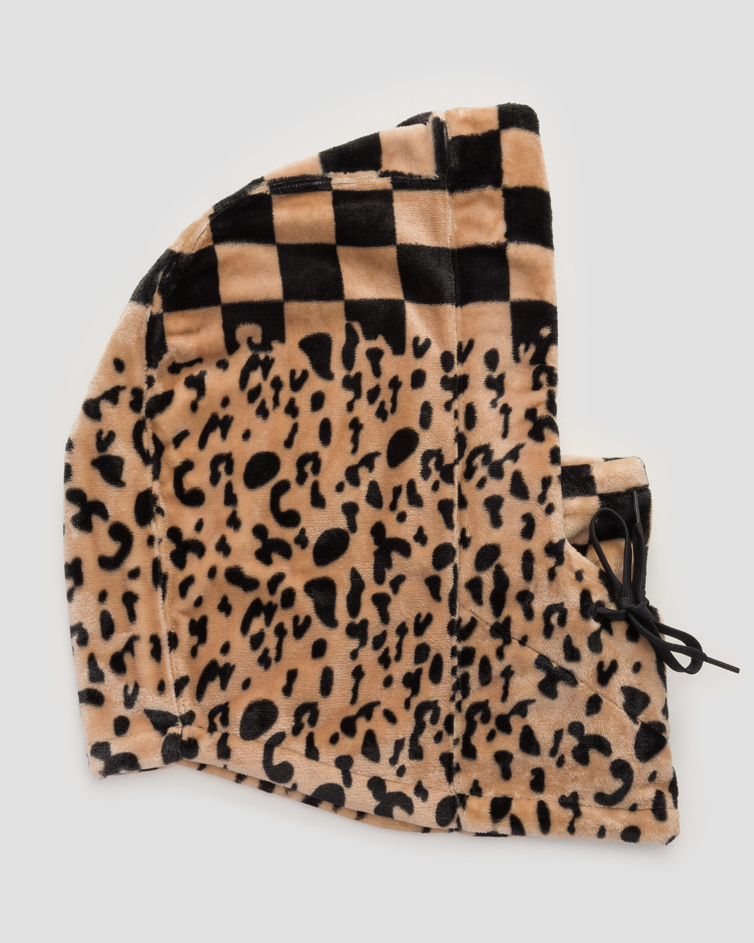 Szal z kapturem damski Volcom Dang Hood beżowo-czarny