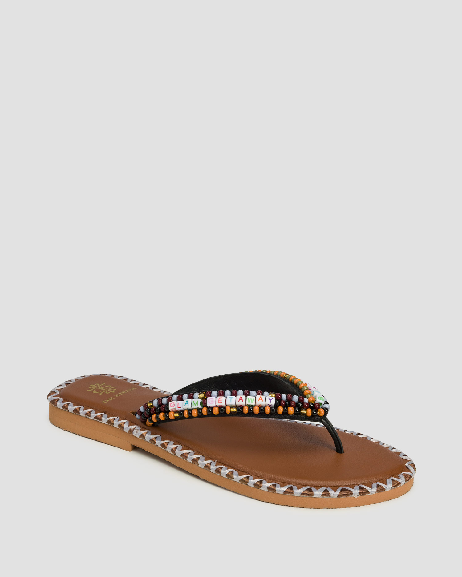 Women's sliders De Siena Resort Beads
