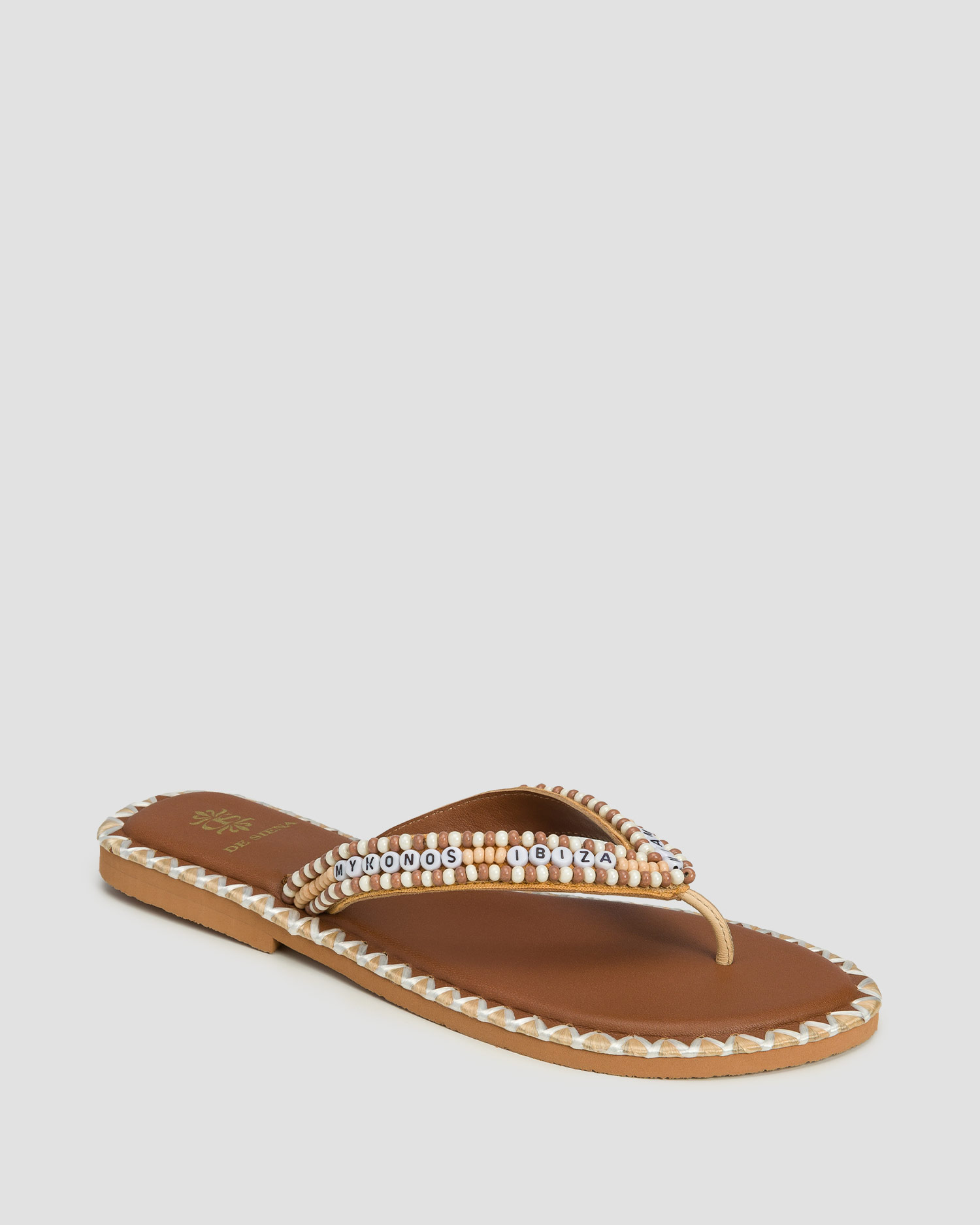 Women's sliders De Siena Resort Beads