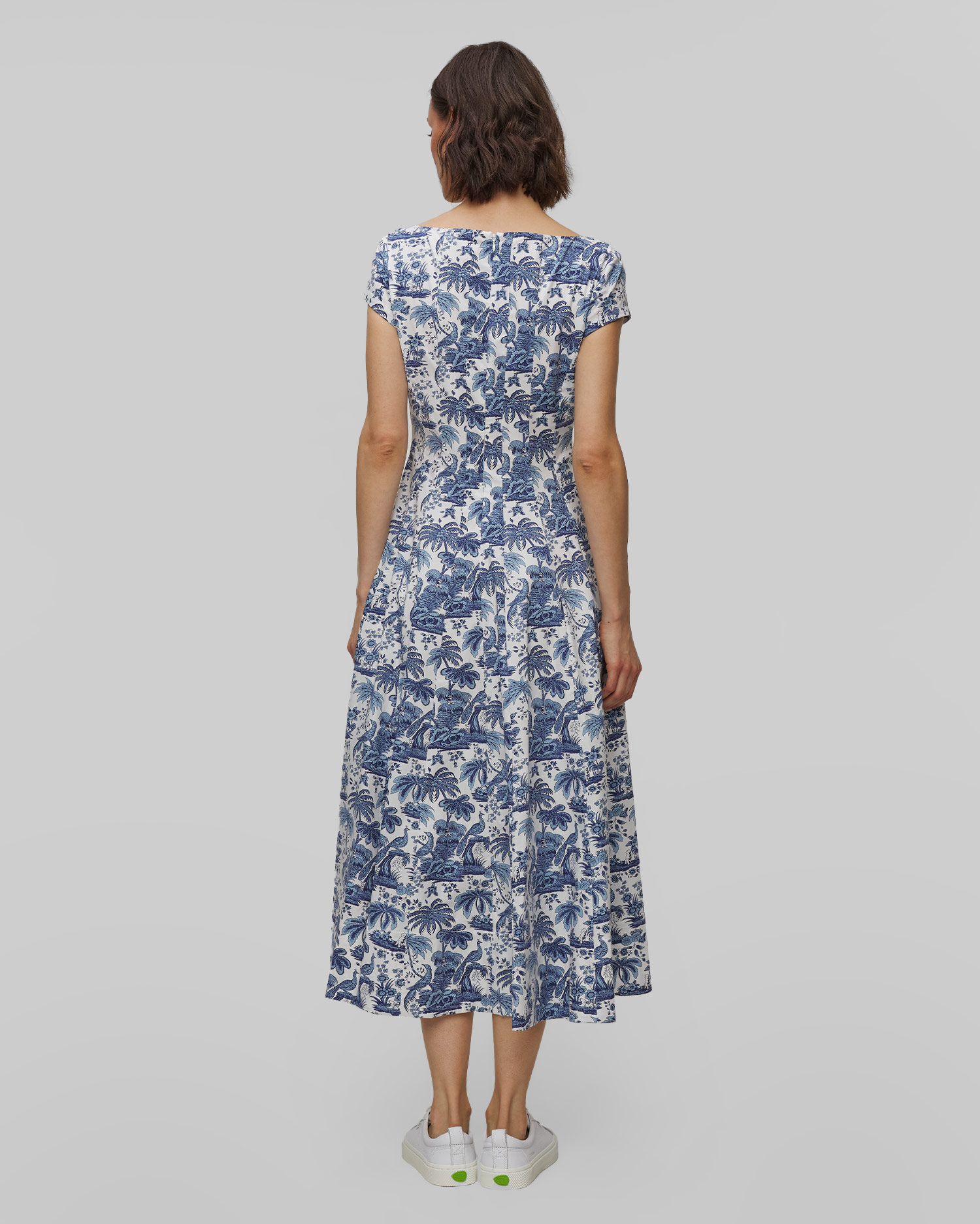 Robe d'été maxi Staud Short Sleeve Wells