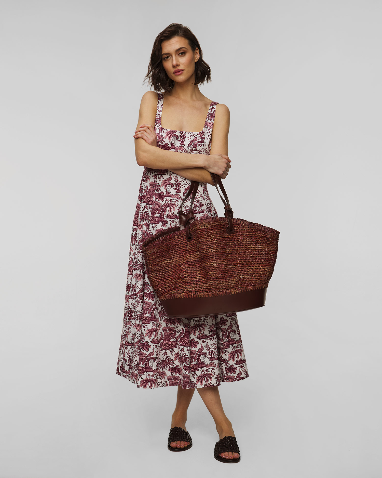 Torba pleciona Staud Squillo Raffia Tote