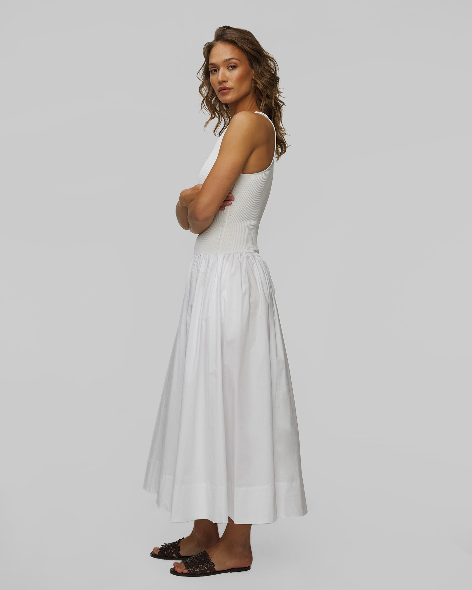 Staud Yamila Baumwollkleid