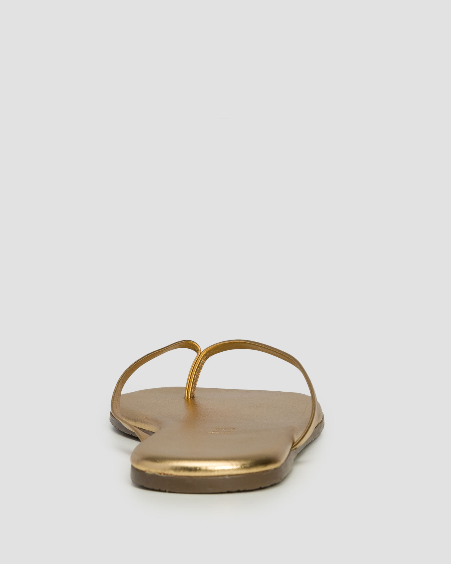 Tongs en cuir pour femmes Tkees Lily Metallics