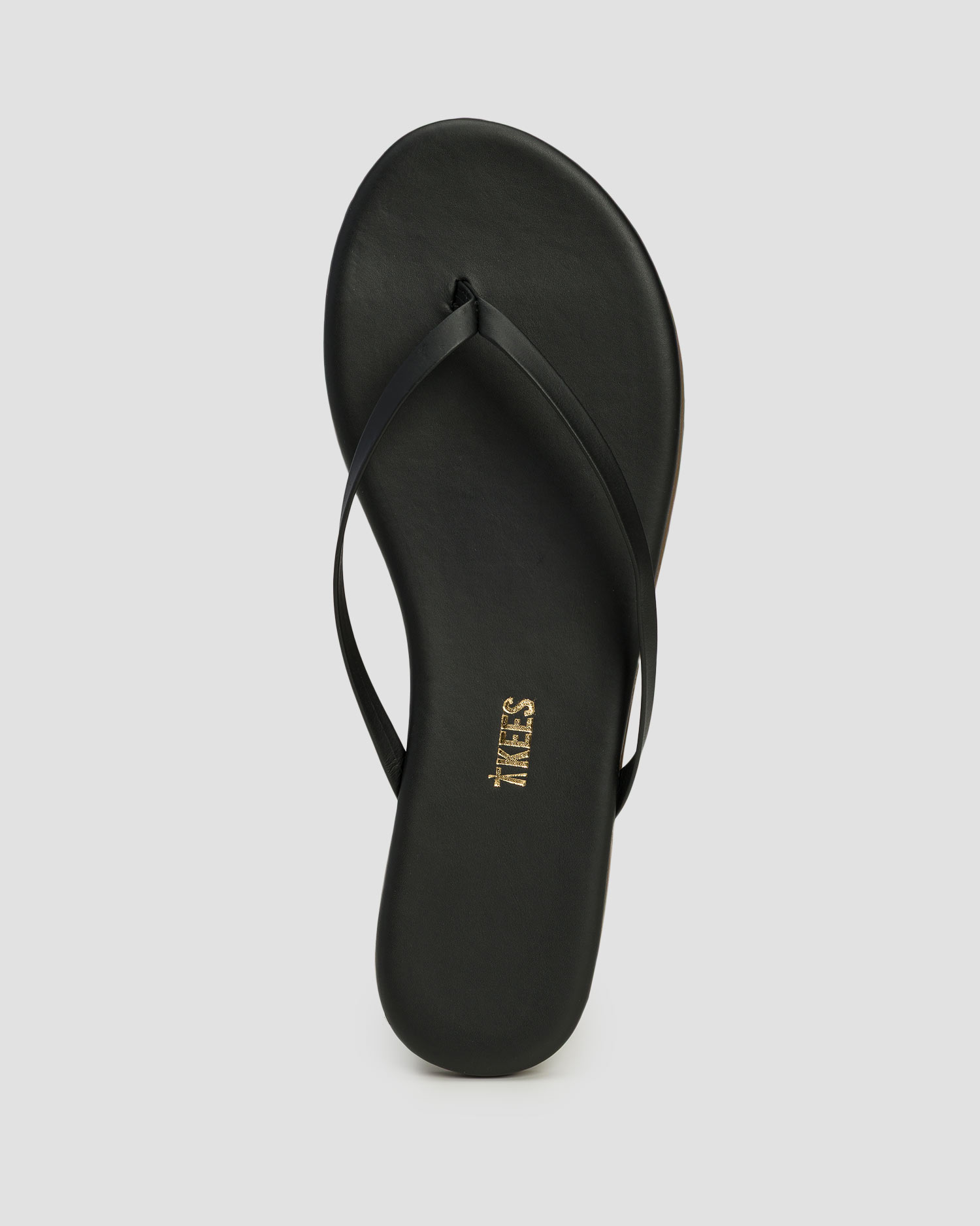Women's leather flip-flops Tkees Lily Liners