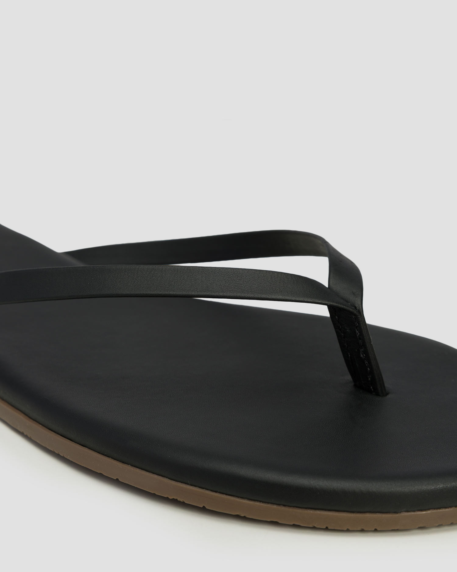 Women's leather flip-flops Tkees Lily Liners