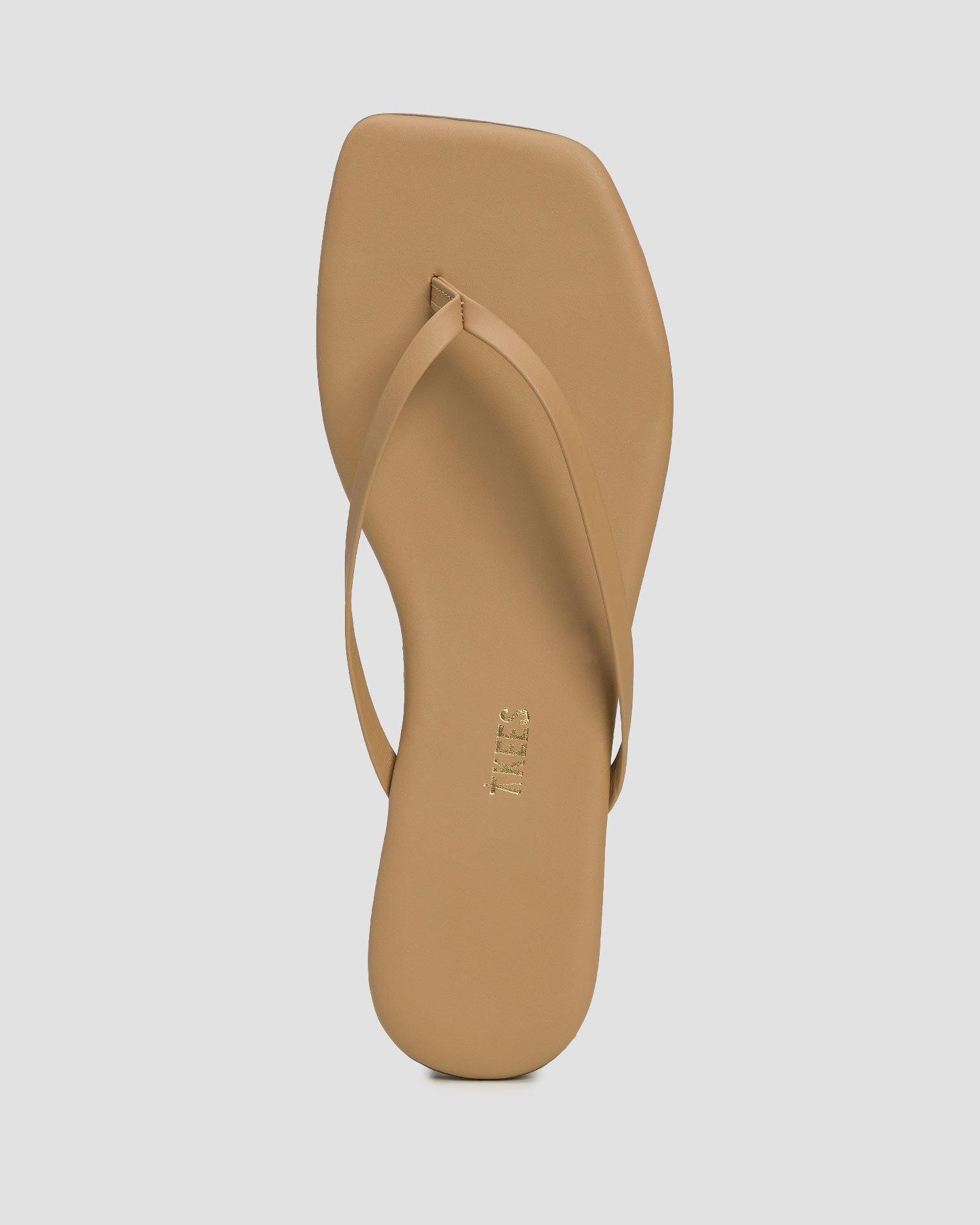 Tongs en cuir pour femmes Tkees Square Toe Lily