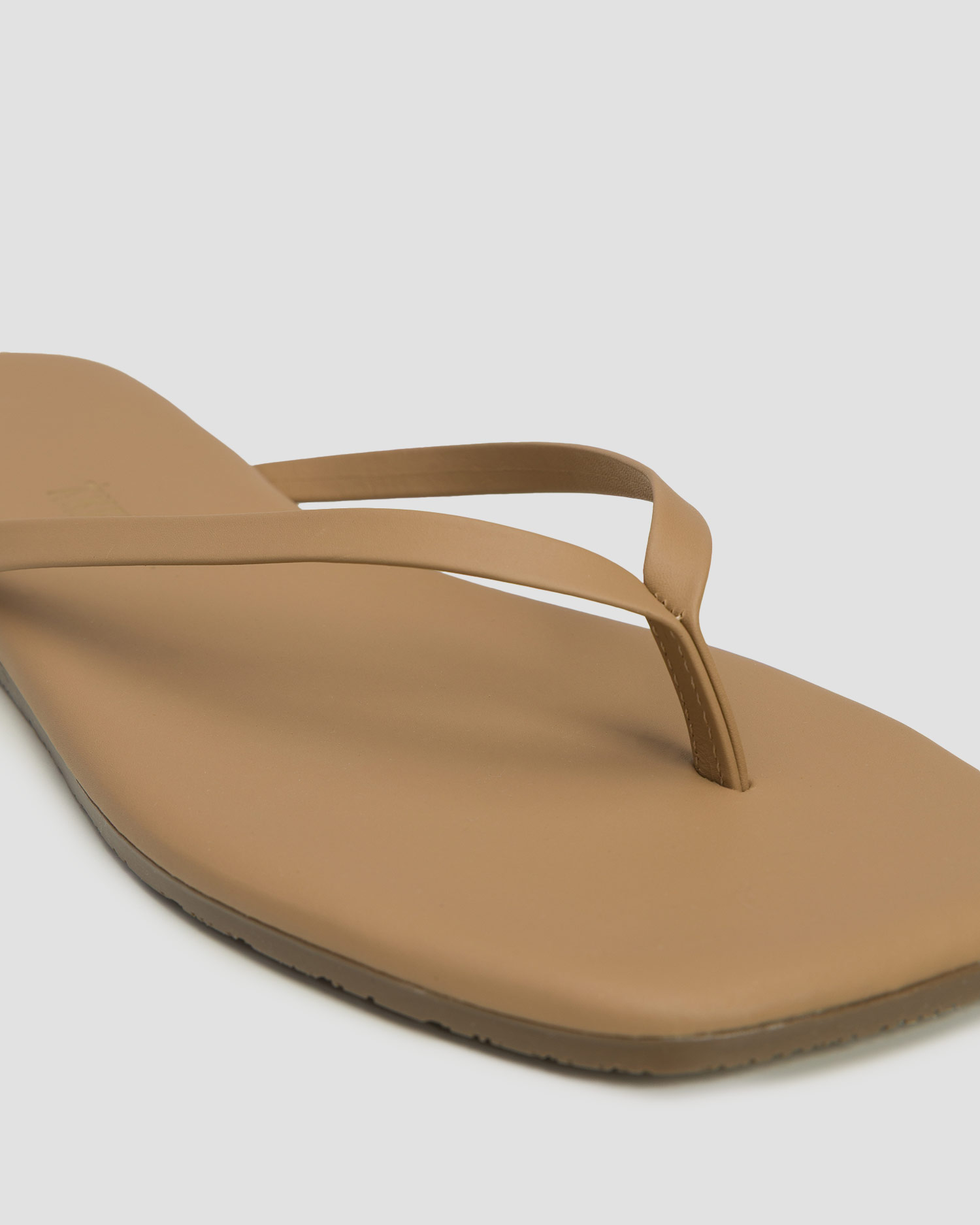 Tongs en cuir pour femmes Tkees Square Toe Lily