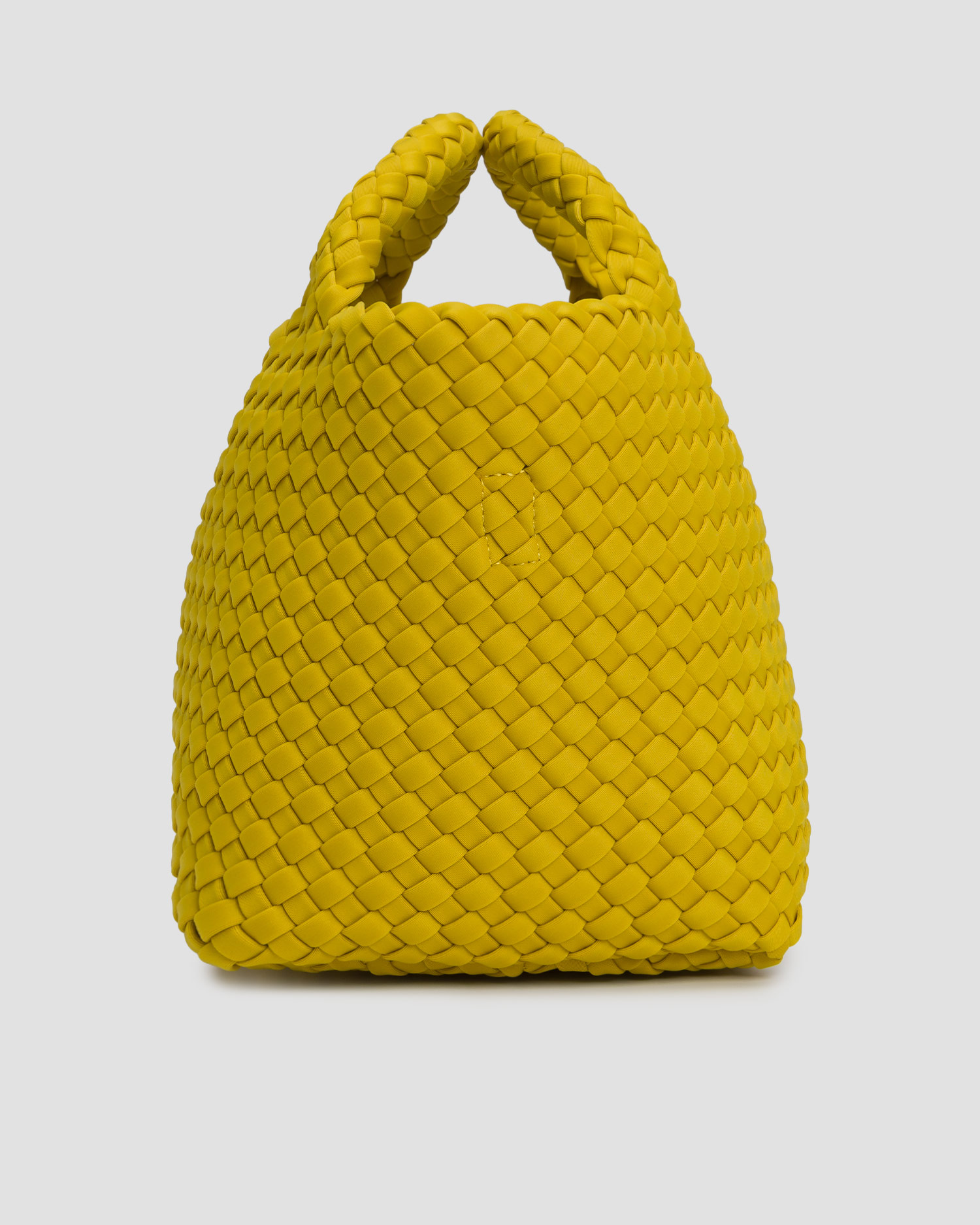 Naghedi St Barths Small Tote Handgewebte Tasche in Gelb