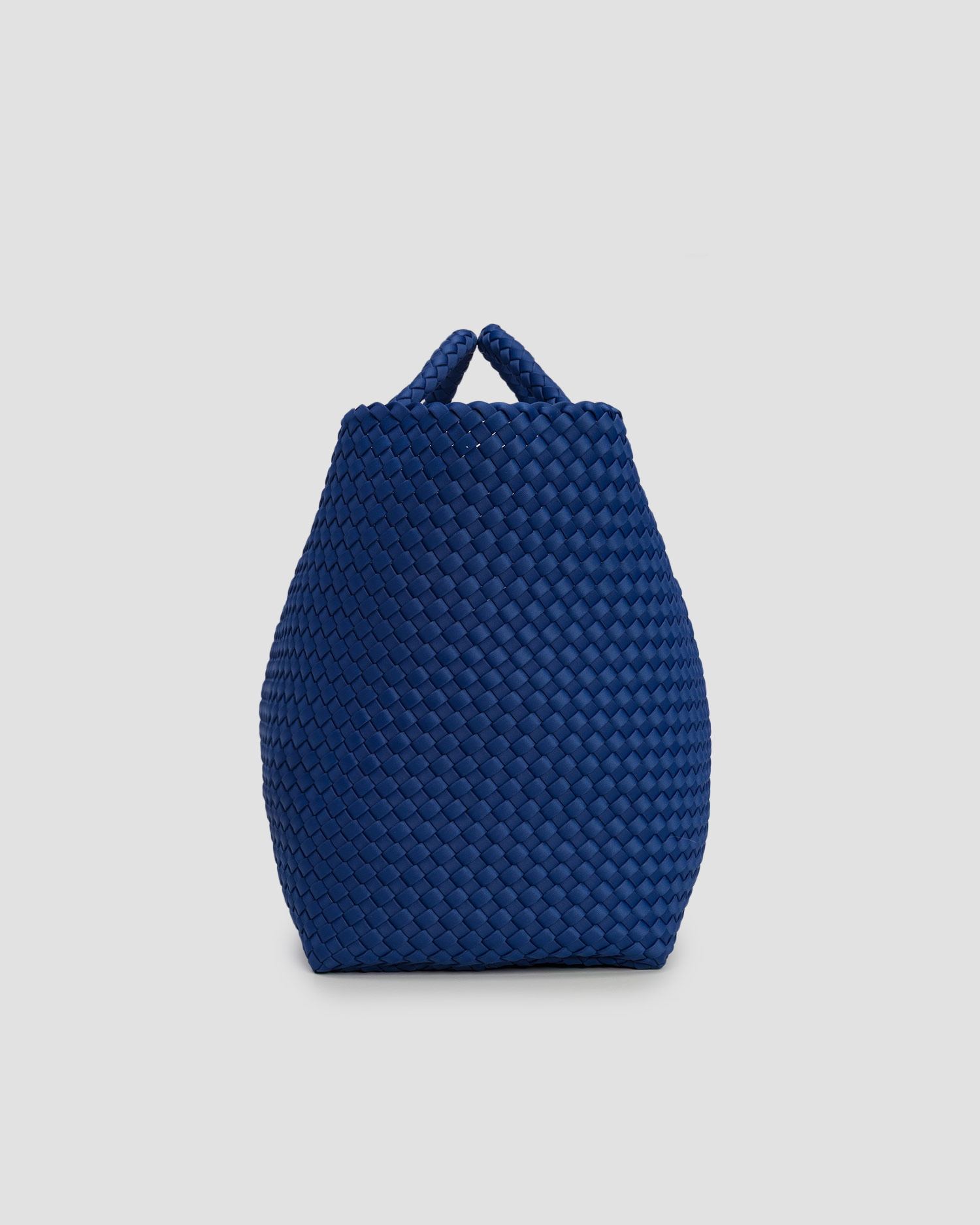Naghedi St Barths Large Tote Handgewebte Tasche in Blau