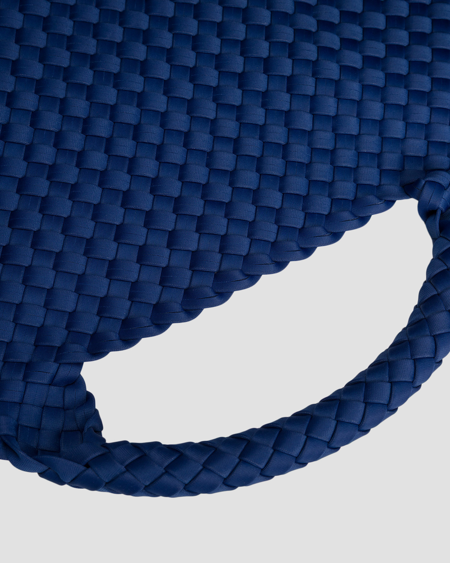 Naghedi St Barths Large Tote Handgewebte Tasche in Blau
