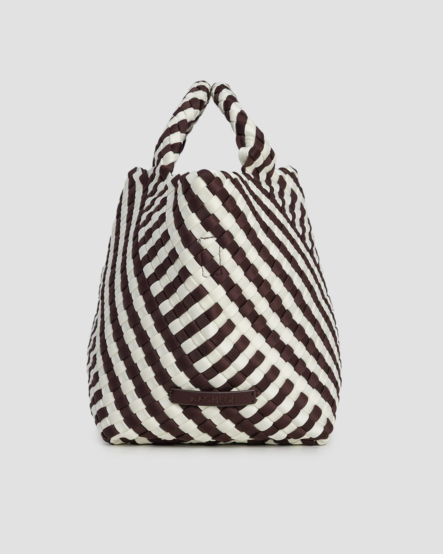 Borsa intrecciata a mano da donna Naghedi St Barths Small Tote