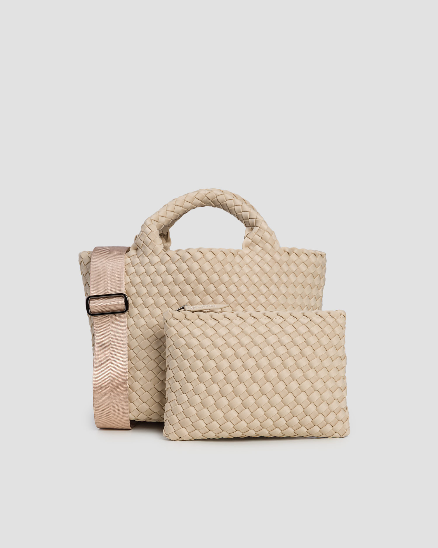 Ručne pletená dámska kabelka Naghedi St Barths Small Tote